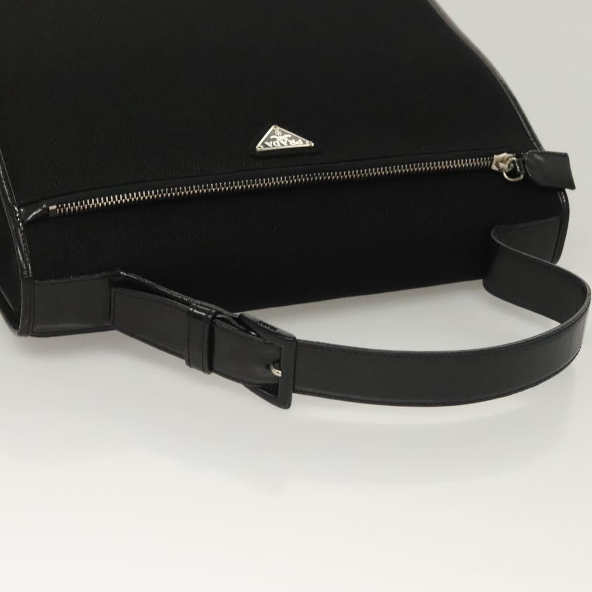 Prada PRADA Hand Bag Canvas Black Silver Size ONE SIZE - 6 Thumbnail
