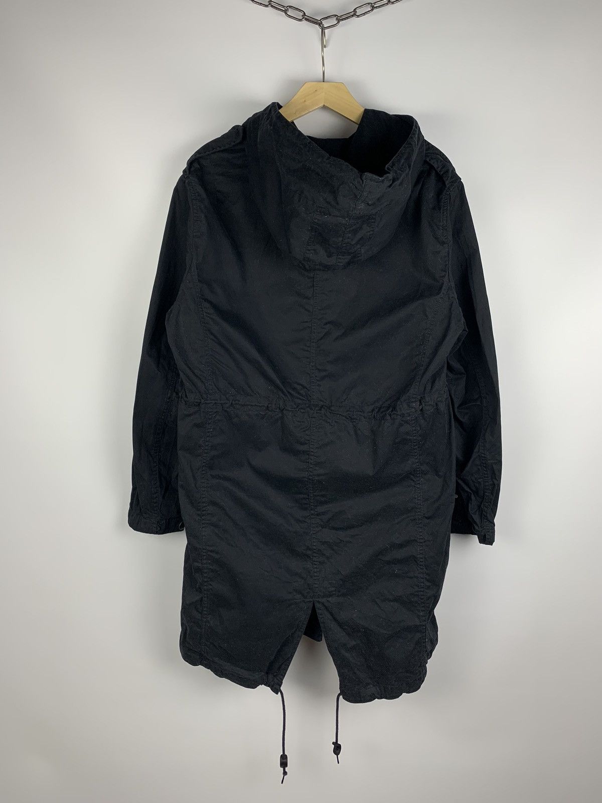 Allsaints Allsaints Caden Parka Coat Jacket Women’s Size 10 Black Top Size M / US 6-8 / IT 42-44 - 6 Thumbnail