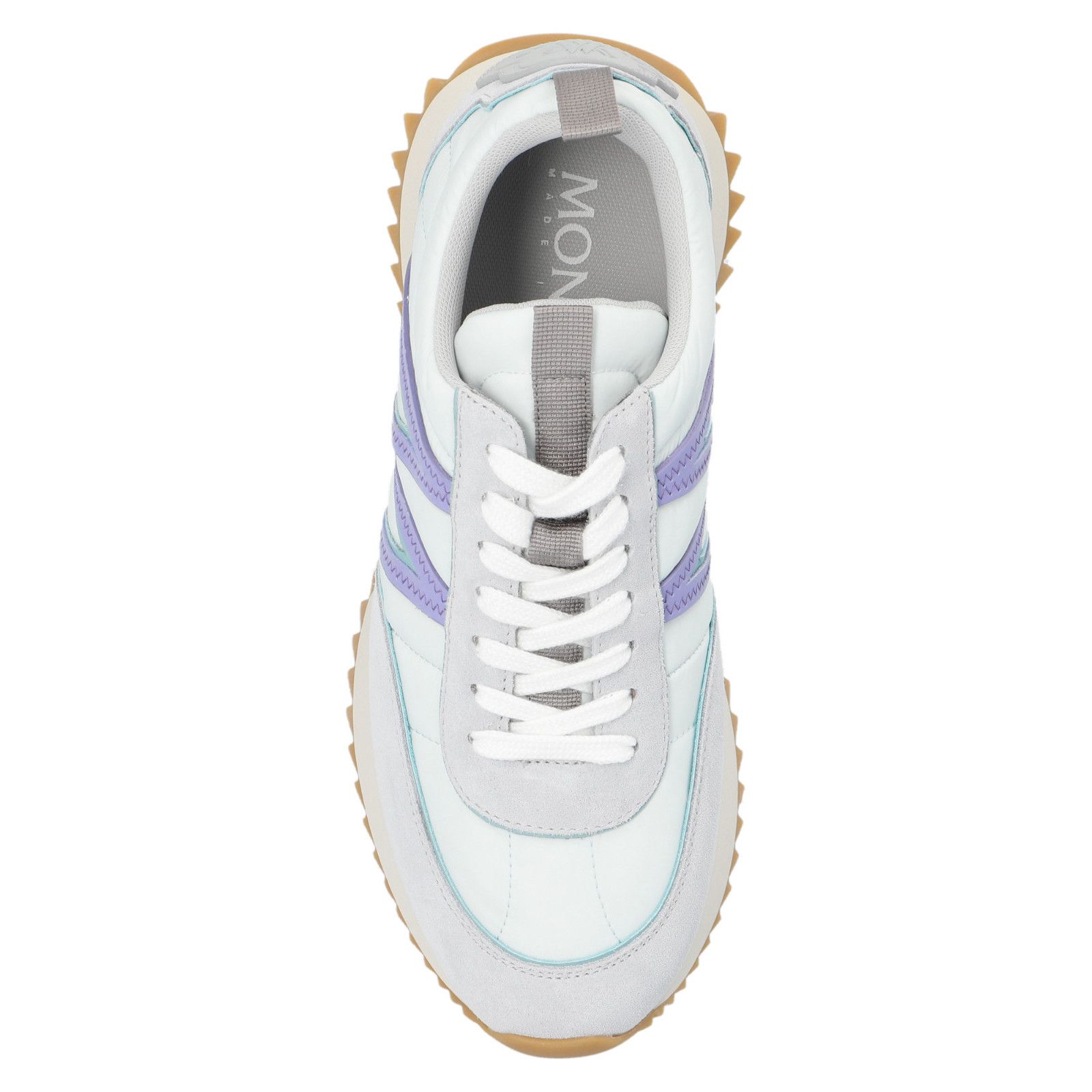 MONCLER Women's Pacey White/Purple Sneakers New (Women's siz