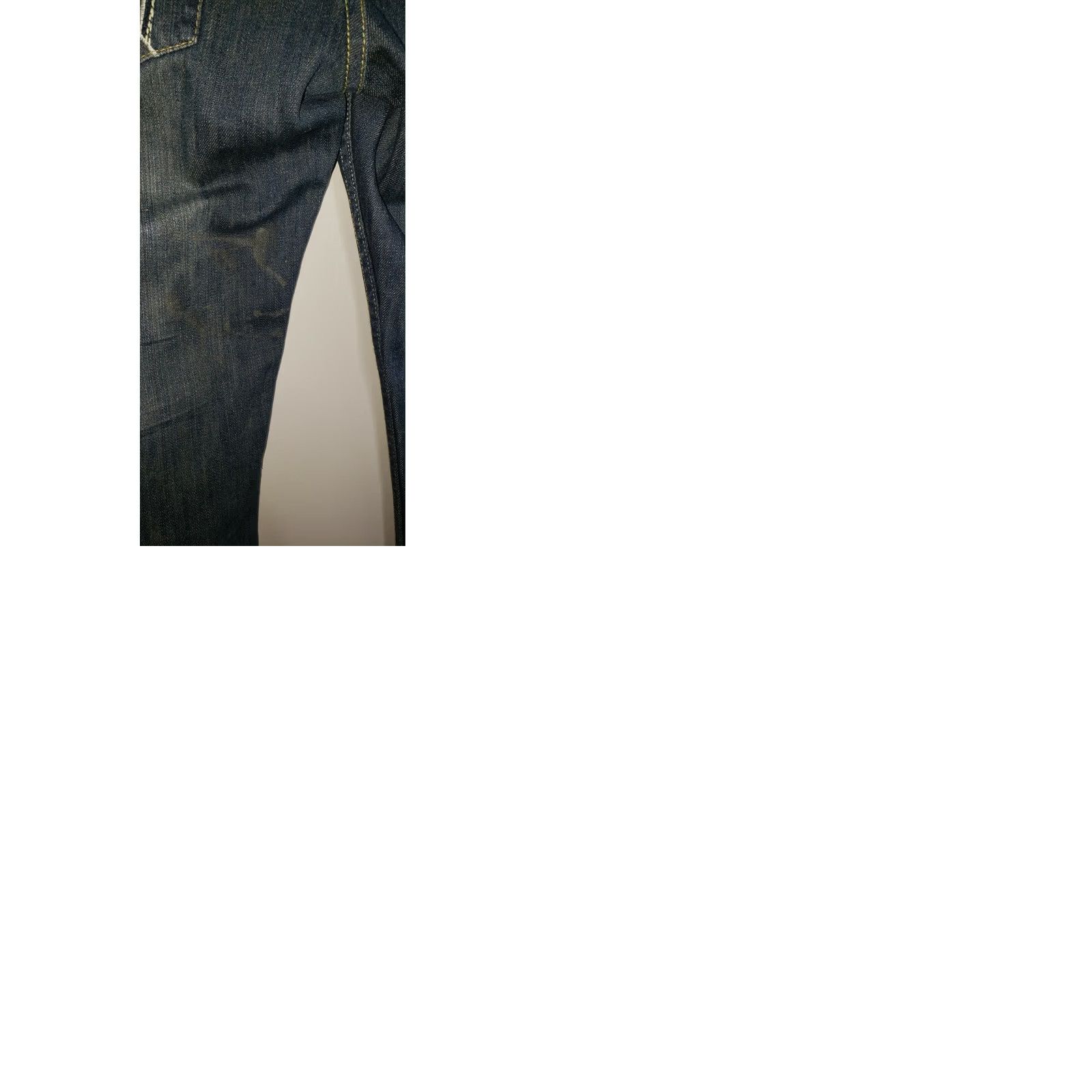 J Brand Red Snap Jeans Distressed Embroidered 5-Pocket Relaxed Straight Size 36 x 32 Blue Denim Men Jeans Size US 36 / EU 52 - 9 Thumbnail