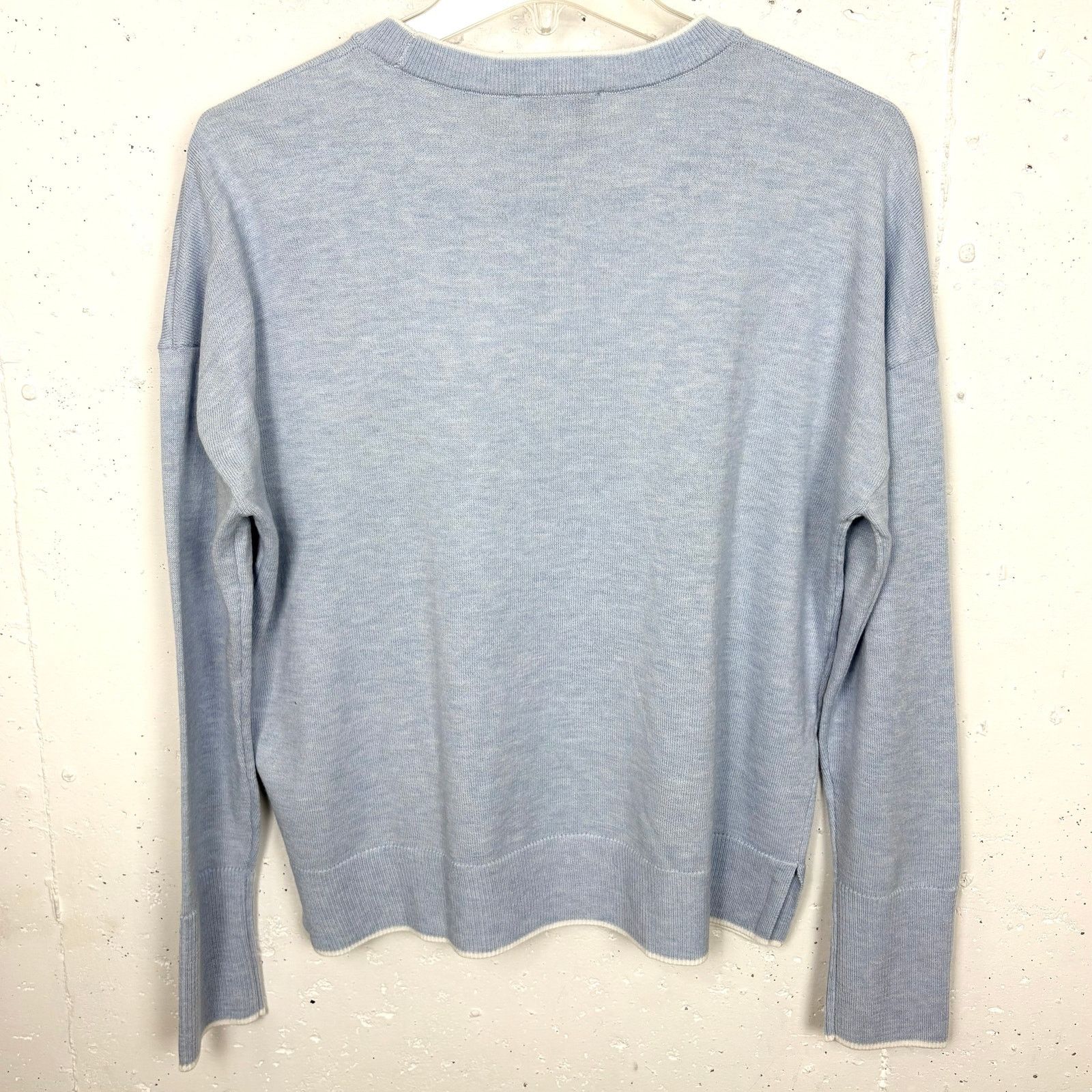 Vineyard Vines Vineyard Vines Palm Tree Intarsia Sweater Jake Blue Heather Size S / US 4 / IT 40 - 2 Thumbnail