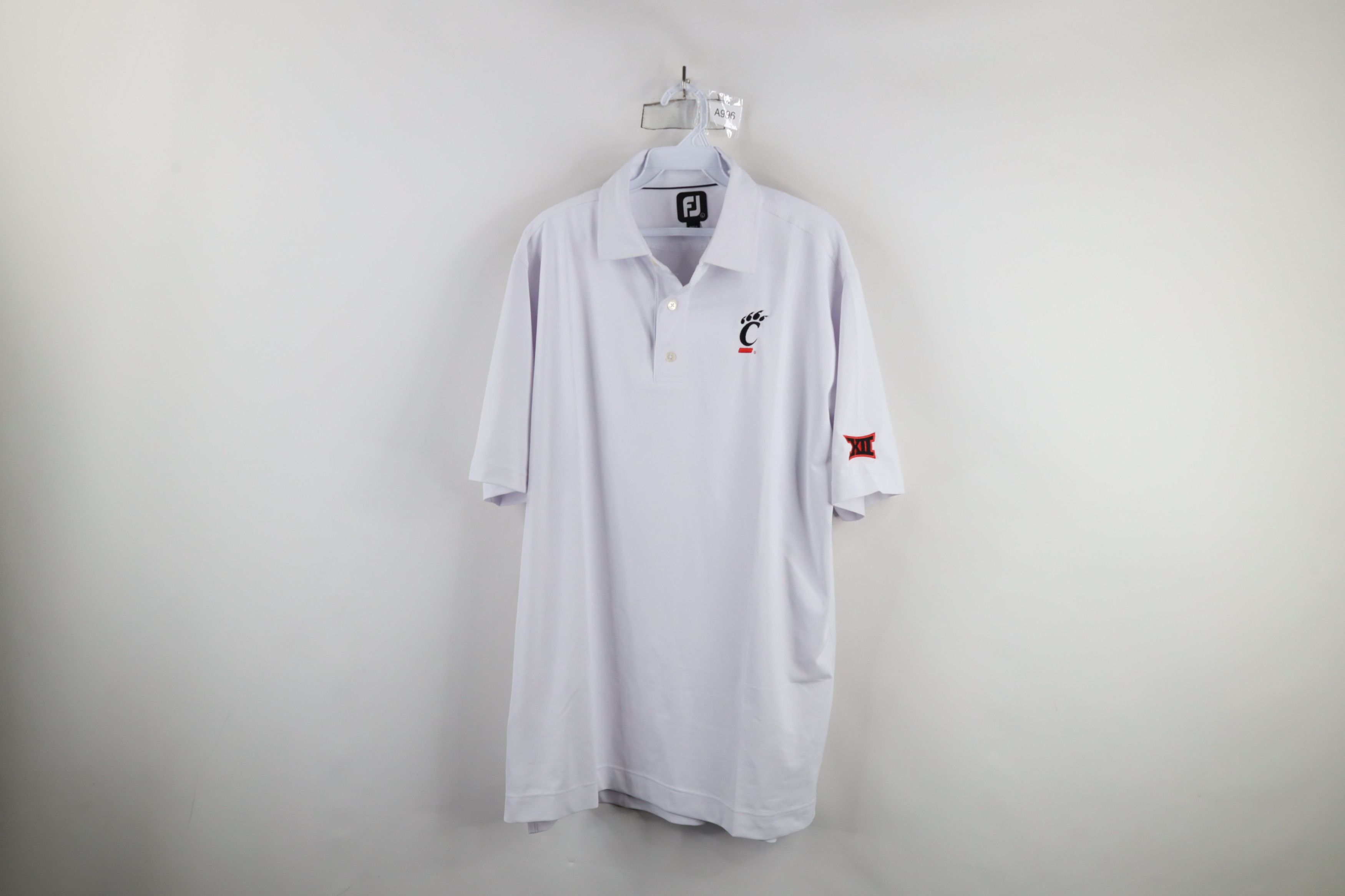 Footjoy × Vintage FootJoy University of Cincinnati Collared Golf Polo Shirt Size US L / EU 52-54 / 3 - 1 Thumbnail