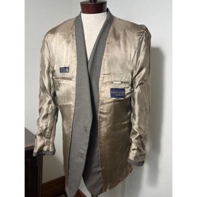 Ralph Lauren Polo University Club Ralph Lauren Wool Blazer Houndstooth Br Size 44R - 8 Thumbnail