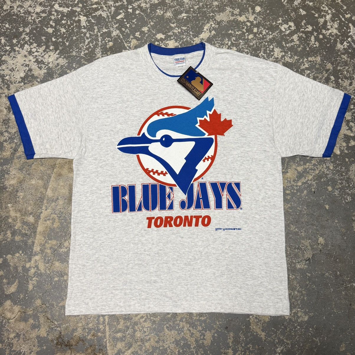 MLB Vintage Toronto Blue Jays True Fan MLB Tshirt 1994 NWT Size US XL / EU 56 / 4 - 1 Thumbnail