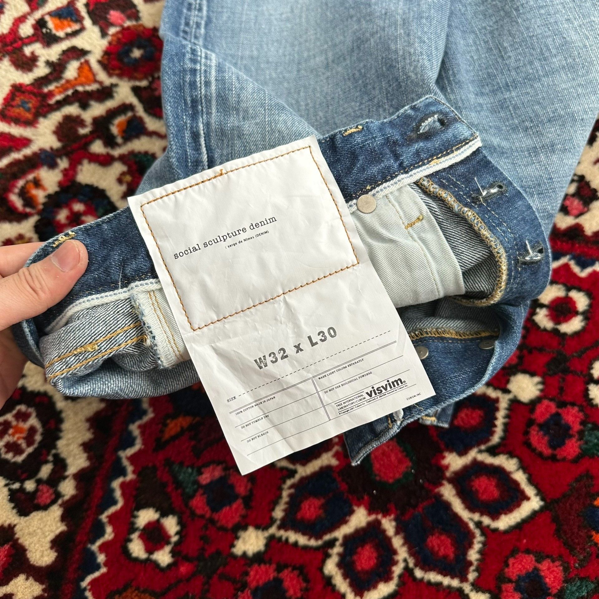 Visvim visvim 01.2D20 Washed Jeans W32L30 Size US 32 / EU 48 - 8 Thumbnail
