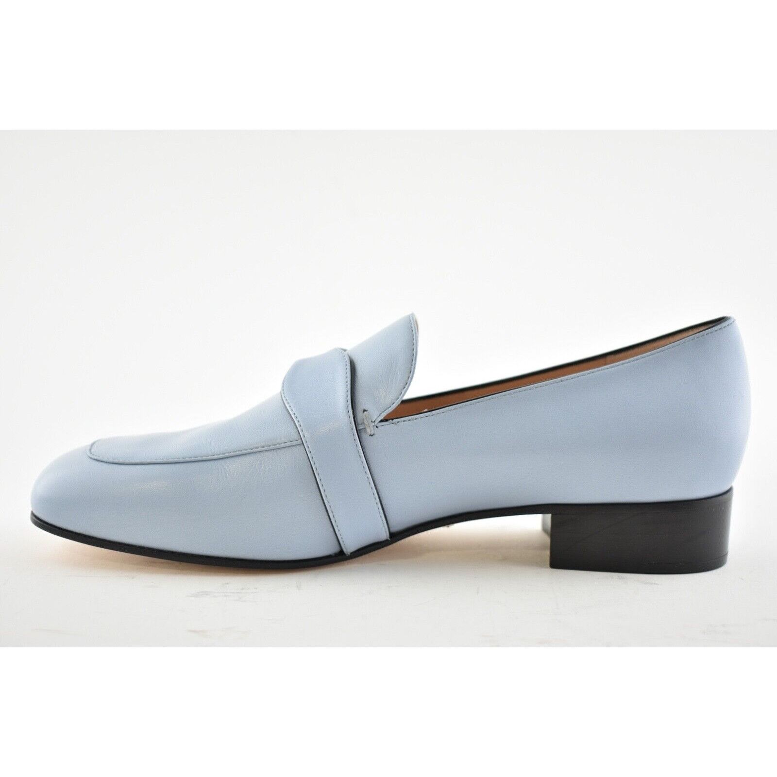 Gucci Gucci Marmont Blue Silver Double GG Logo Block Heel Size US 10 / IT 40 - 9 Thumbnail