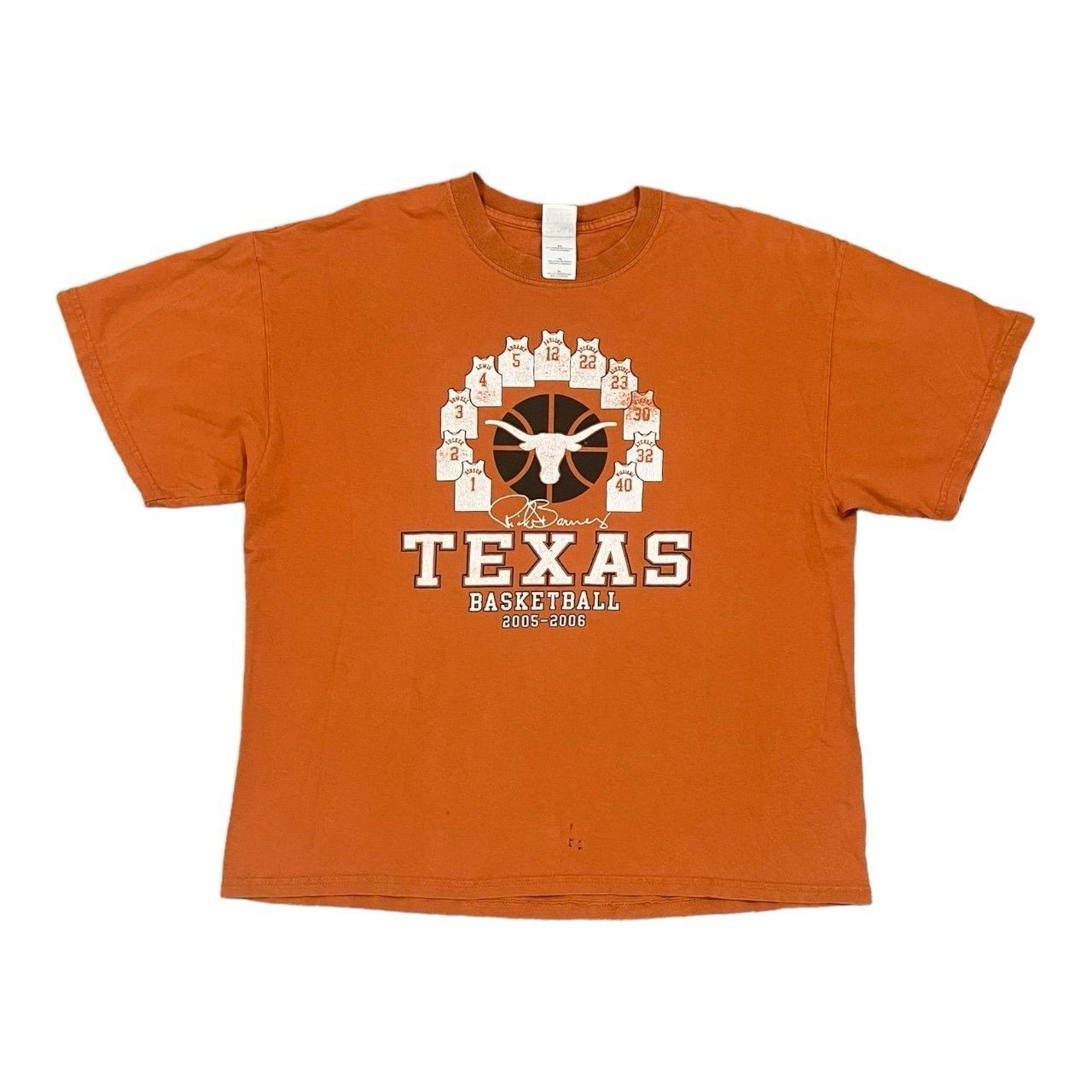 NCAA × Vintage Vintage 05-06 University of Texas Longhonrs Basketball T-shi Size US XL / EU 56 / 4 - 1 Thumbnail