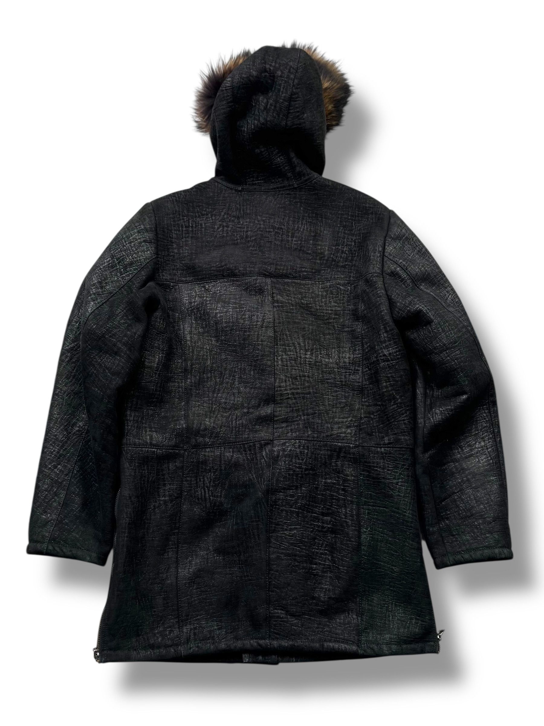 Vintage Y2K Real Sheepskin With Real Fur Hood(V285) Size L / US 10 / IT 46 - 7 Thumbnail