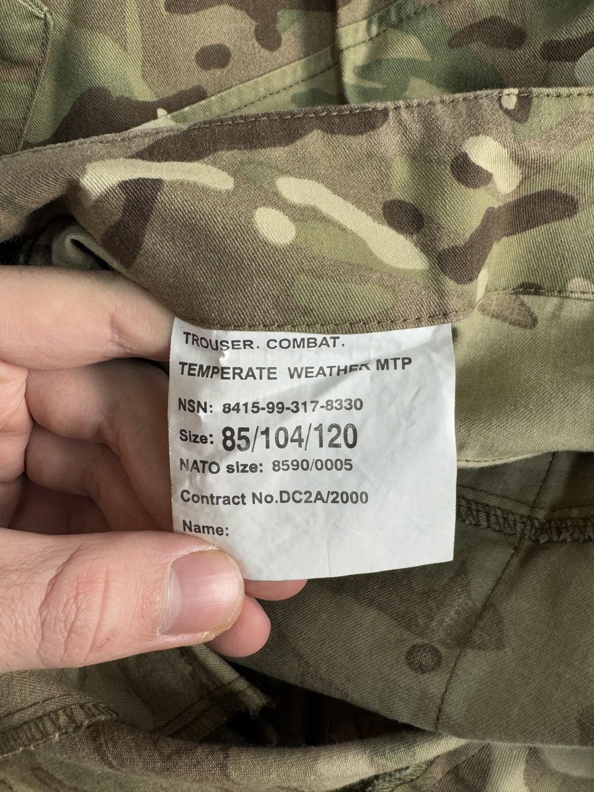 Other Men’s Army Trousers Combat Cargo Multicam Camo Pants USA Size US 40 / EU 56 - 14 Thumbnail