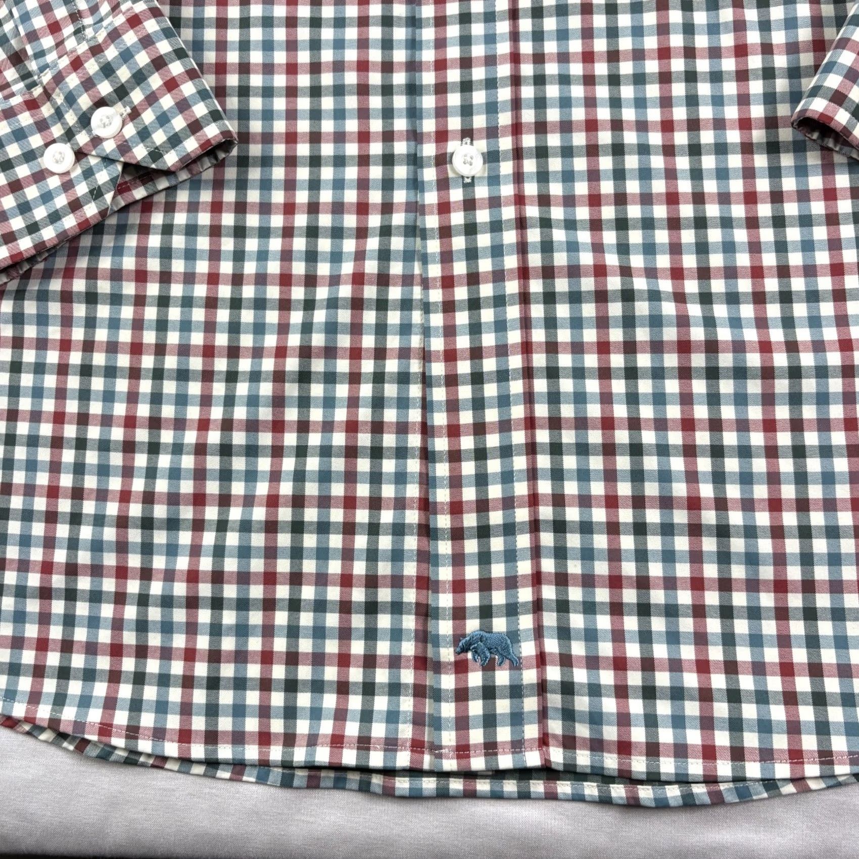 Vintage Onward Reserve Shirt Mens 2XL Plaid Button-Up Stretch Nylon Casual Size US XXL / EU 58 / 5 - 3 Thumbnail