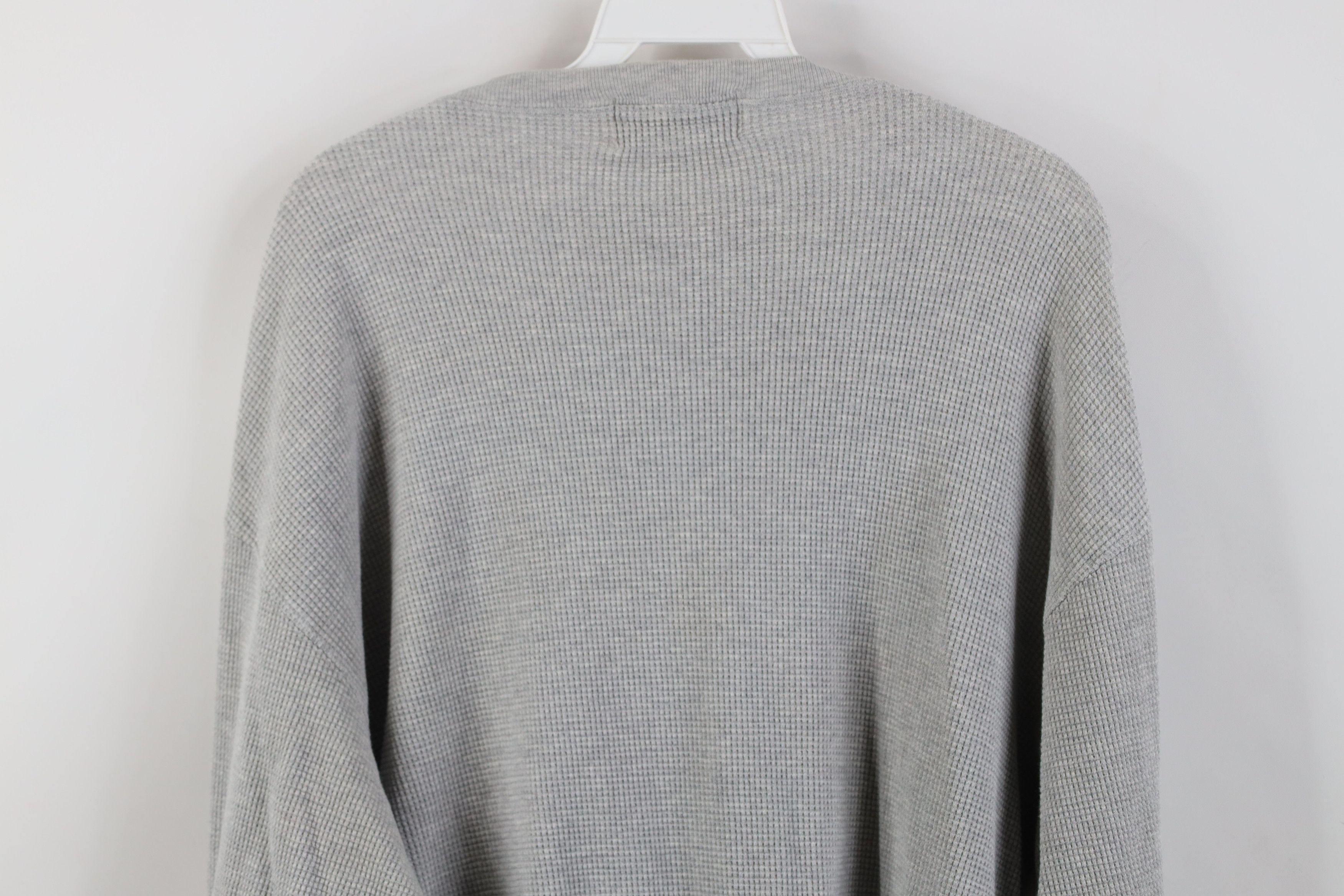 Eddie Bauer Vintage 90s Eddie Bauer Knit Long Sleeve Henley T-Shirt Size US XL / EU 56 / 4 - 11 Thumbnail
