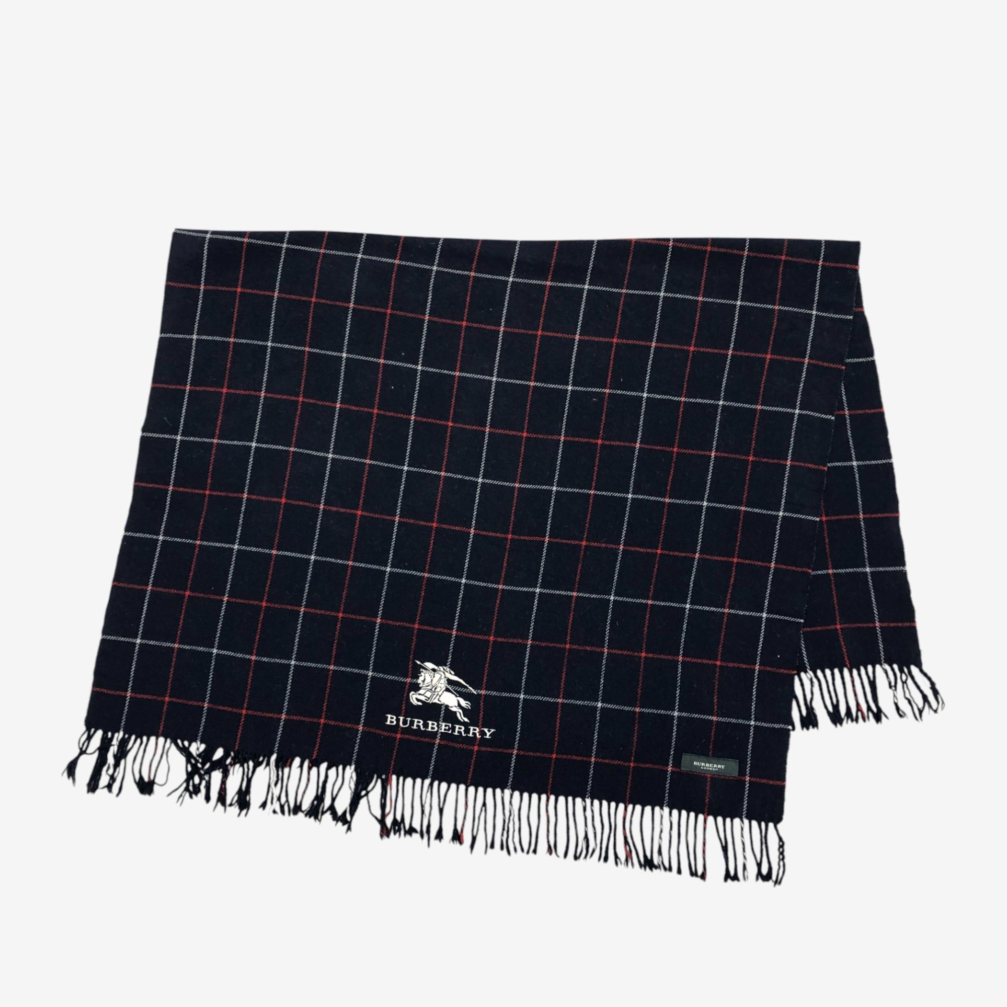 Burberry Vintage Burberry Scarf Muffler Wool Stole Shawls Scarves Size ONE SIZE - 4 Thumbnail