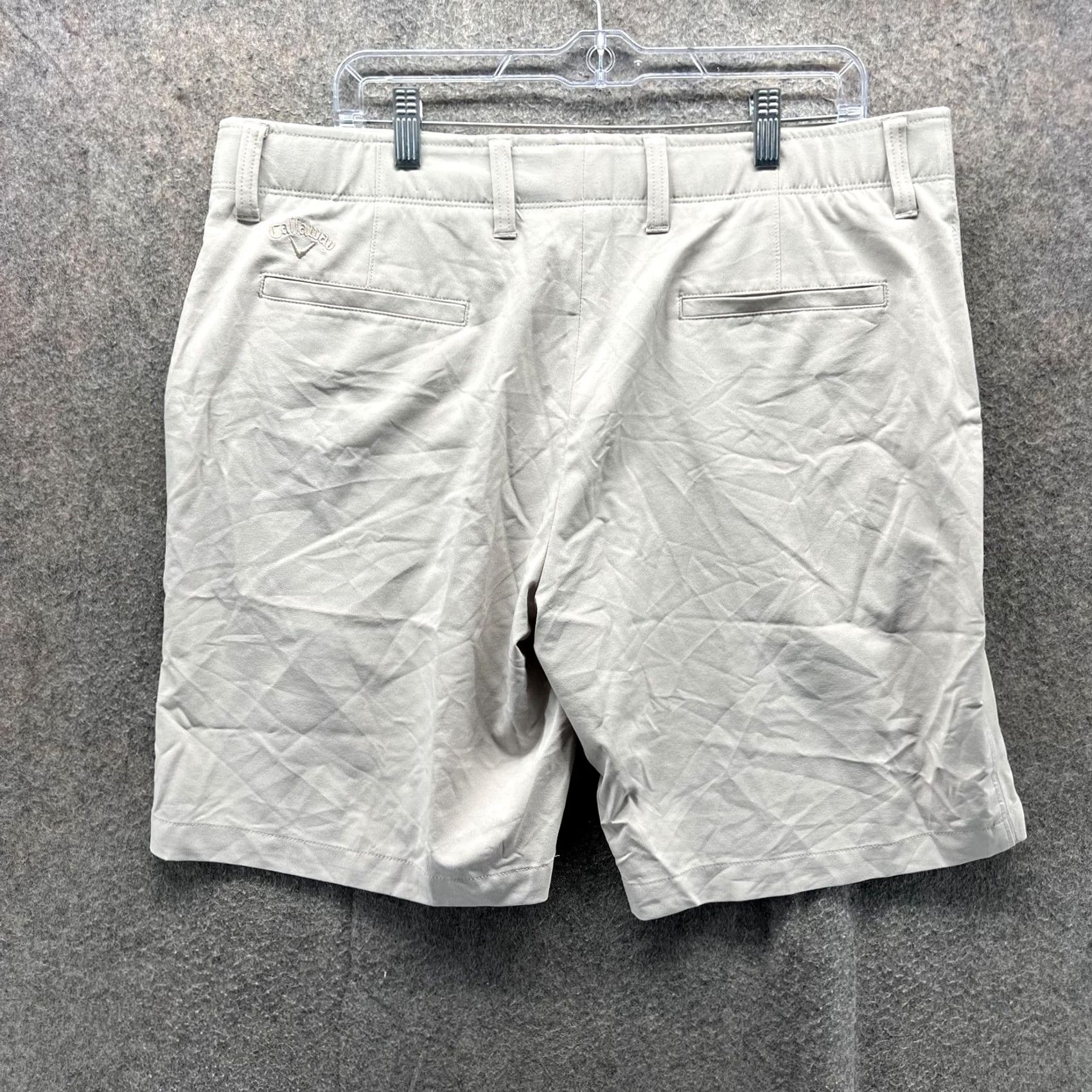 Callaway Callaway Shorts Mens 38 Beige Golf Stretch Flat Front Chino Performance Pocketed Size US 38 / EU 54 - 2 Thumbnail