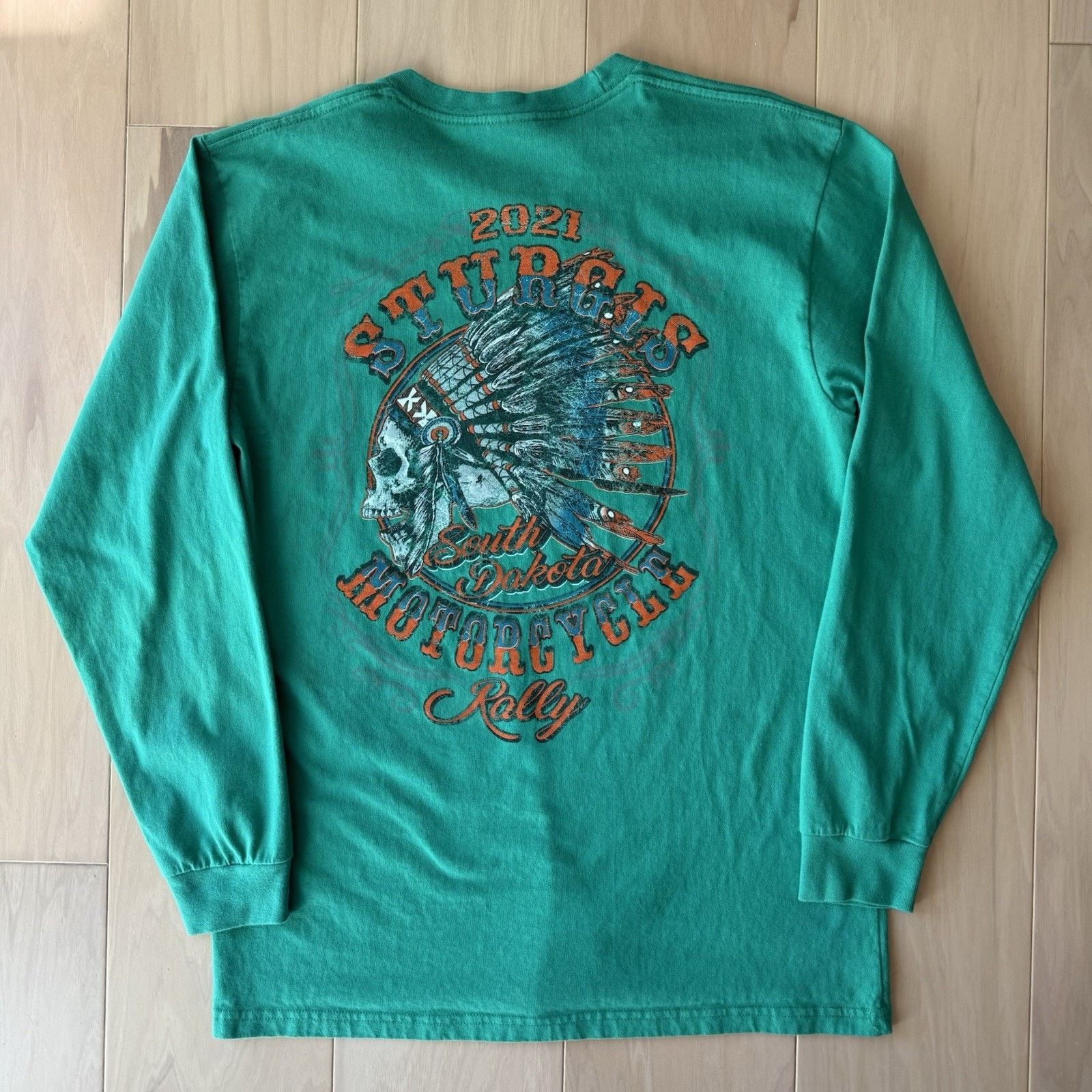 Supreme Sturgis Motorcycle Rally Shirt L Green Long Sleeve Supreme Size US L / EU 52-54 / 3 - 7 Thumbnail