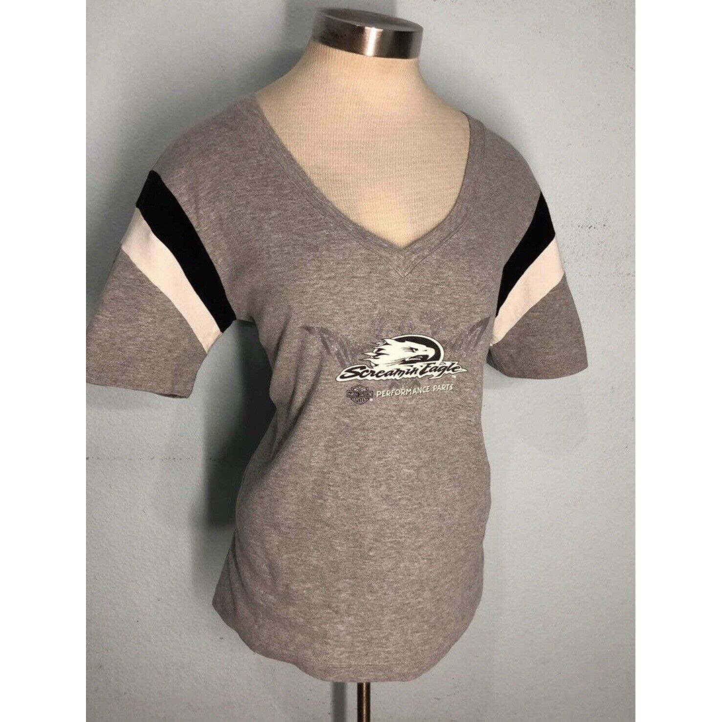 Harley Davidson Harley Davidson T-shirt Large Women Screamin Eagle 🦅 Size L / US 10 / IT 46 - 3 Thumbnail