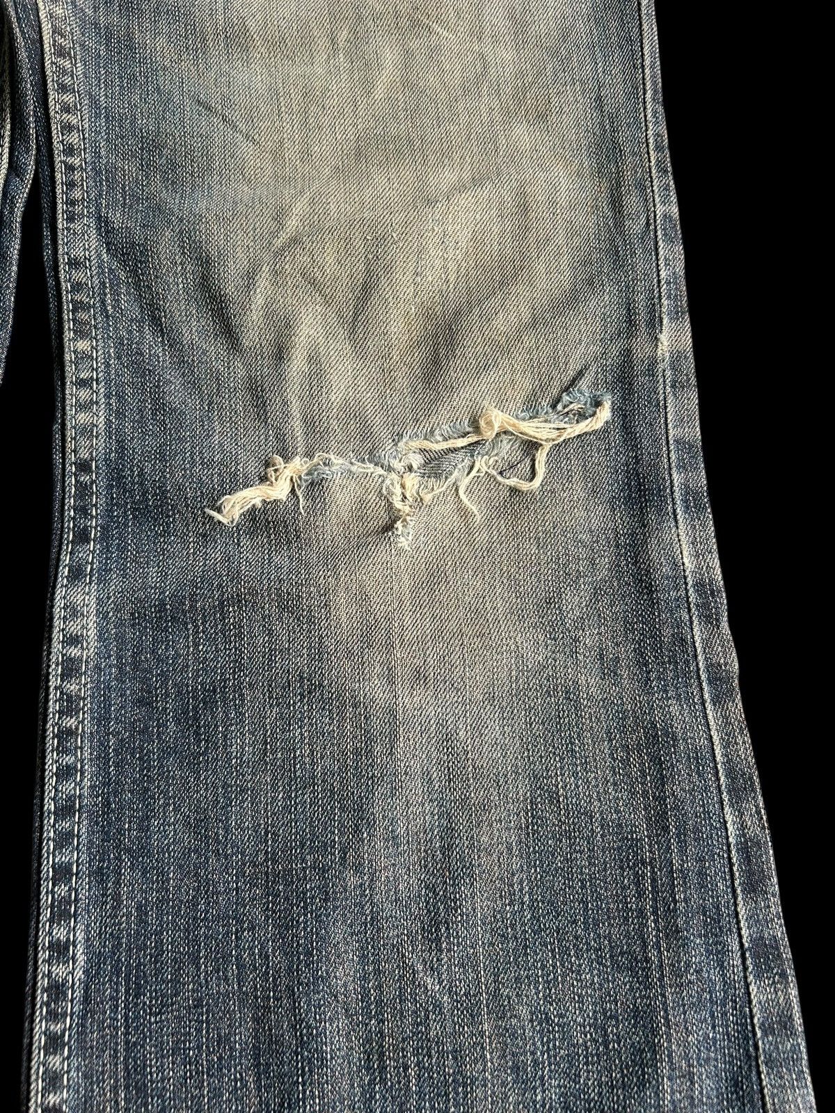 If Six Was Nine × Japanese Brand × Le Grande Bleu (L.G.B.) 🔥FLARE🔥 RUSTY MADE IN JAPAN Distressed Denim Size US 29 - 4 Thumbnail