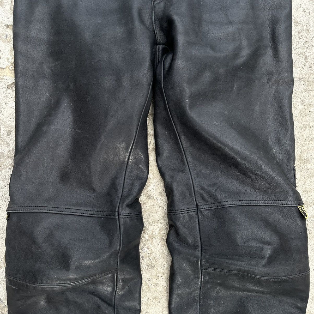 Vintage Vintage Moto Leather Pants Overalls Size 50 Gore Tex Y2K 00s Size US 34 / EU 50 - 6 Thumbnail
