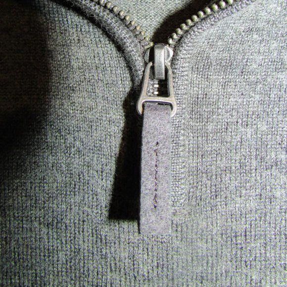 Nordstrom John W. Nordstrom Sm Merino Wool 1/4 Zip Sweater Size S / US 4 / IT 40 - 2 Thumbnail