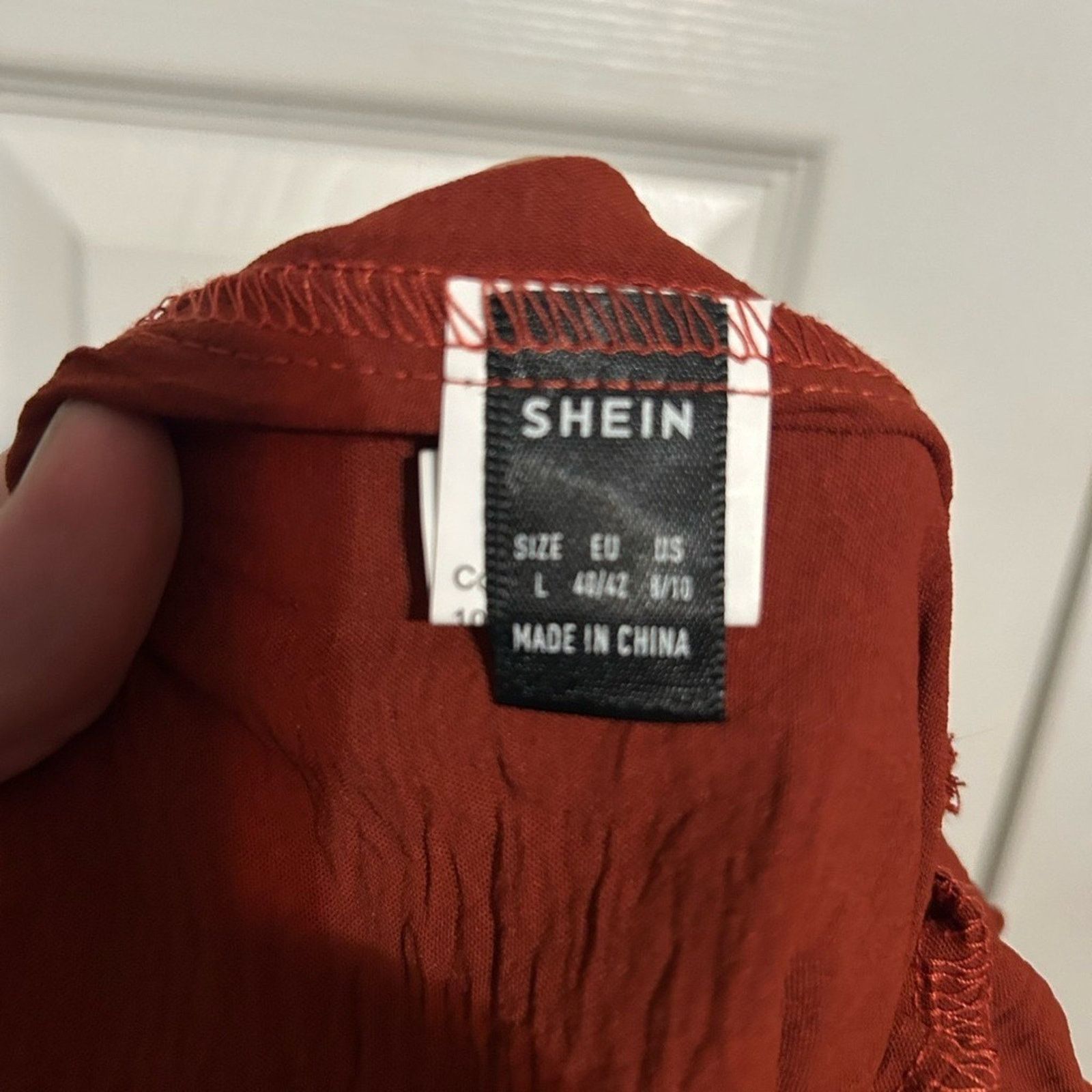 Shein SHEIN Terracotta Harem Pants Size 30" / US 8 / IT 44 - 3 Thumbnail