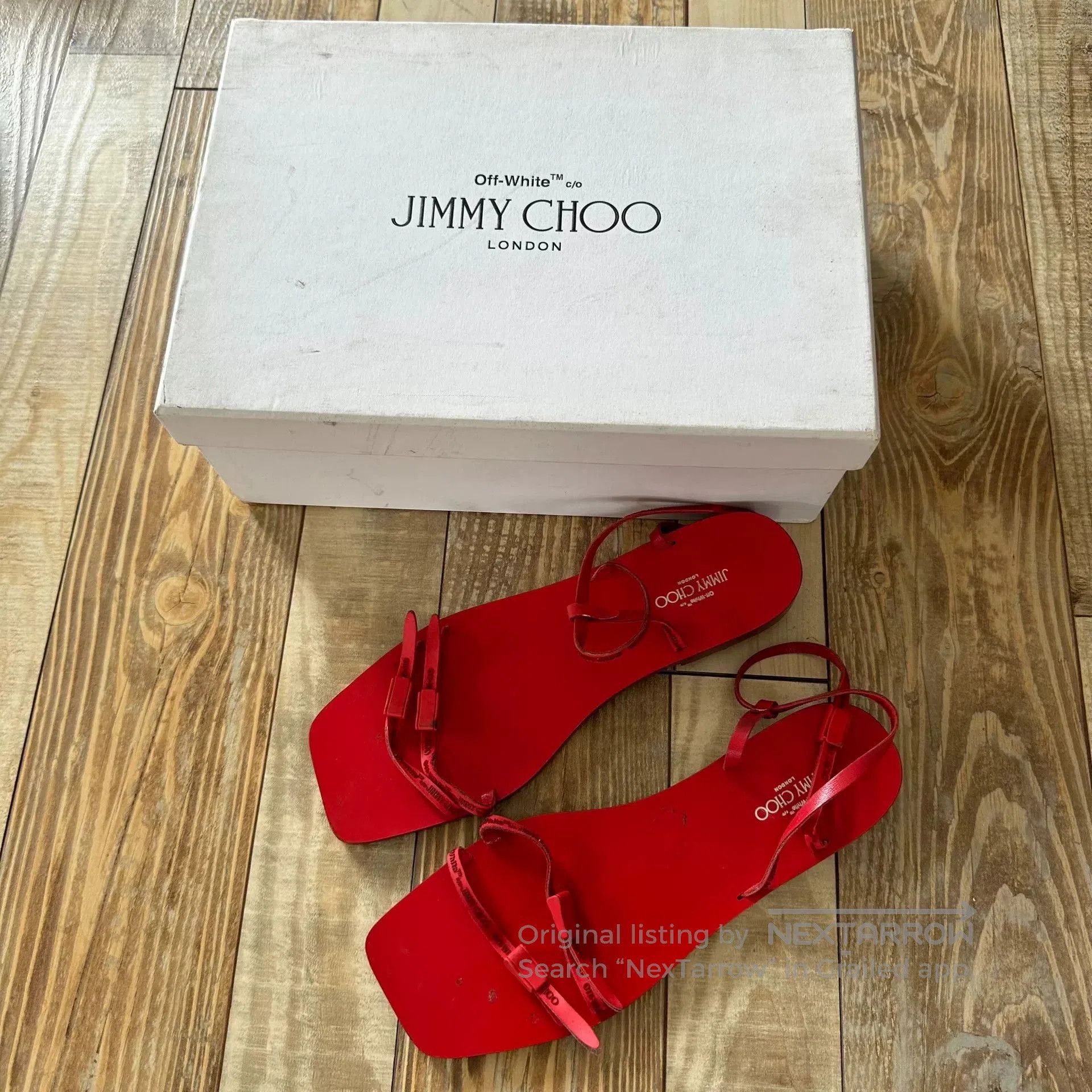 Jimmy Choo Jimmy Choo x Off. Size US 7 / IT 37 - 1 Thumbnail