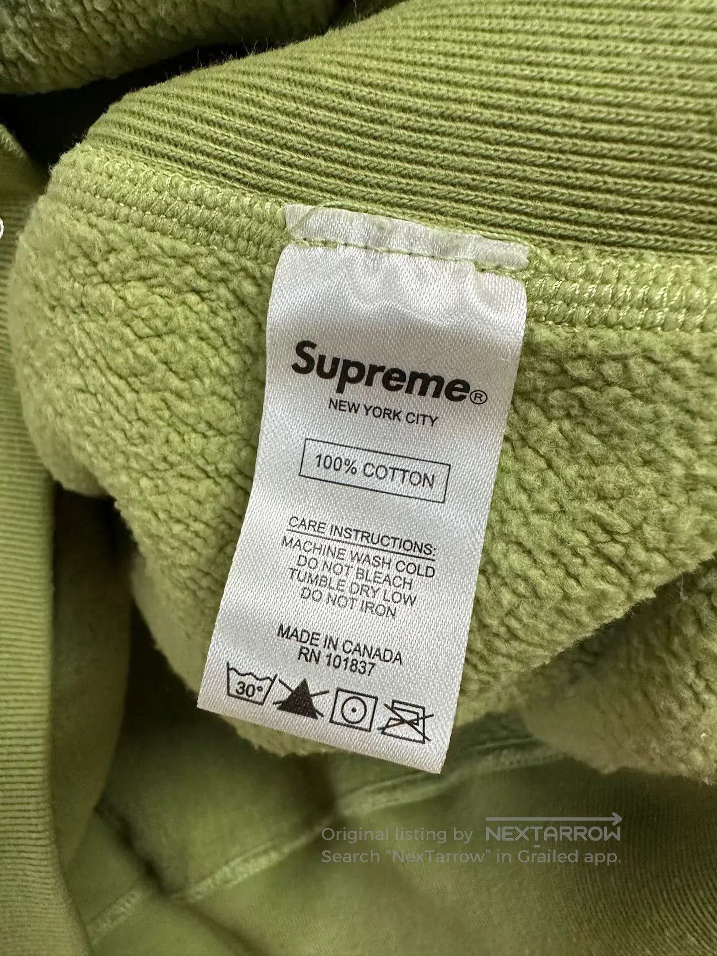 Supreme Supreme Matcha Green Hooded Sweatshirt. Size US M / EU 48-50 / 2 - 5 Thumbnail