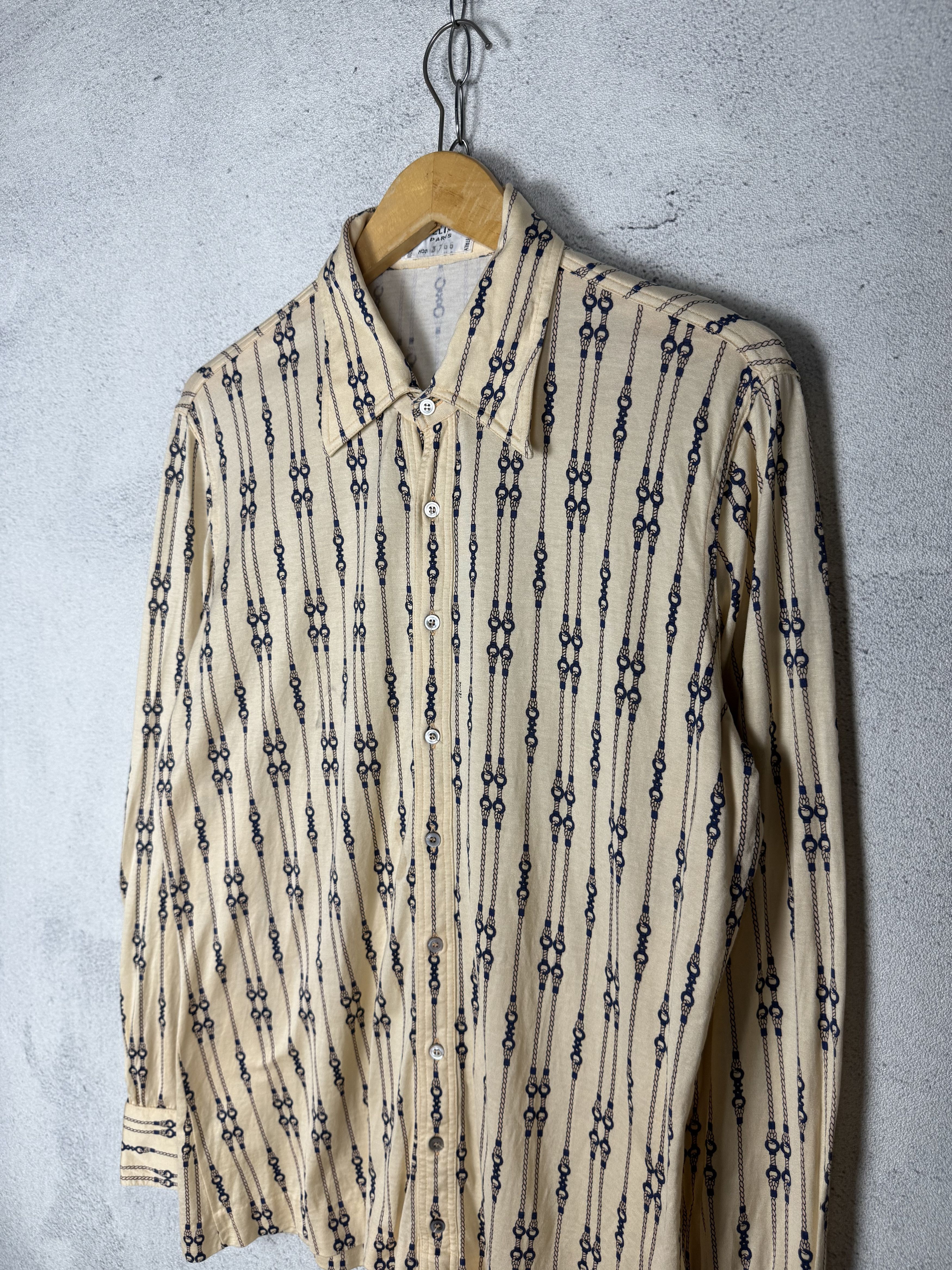 Celine Vintage Celine Monogram Longsleeve Polo Shirt Size US M / EU 48-50 / 2 - 4 Thumbnail