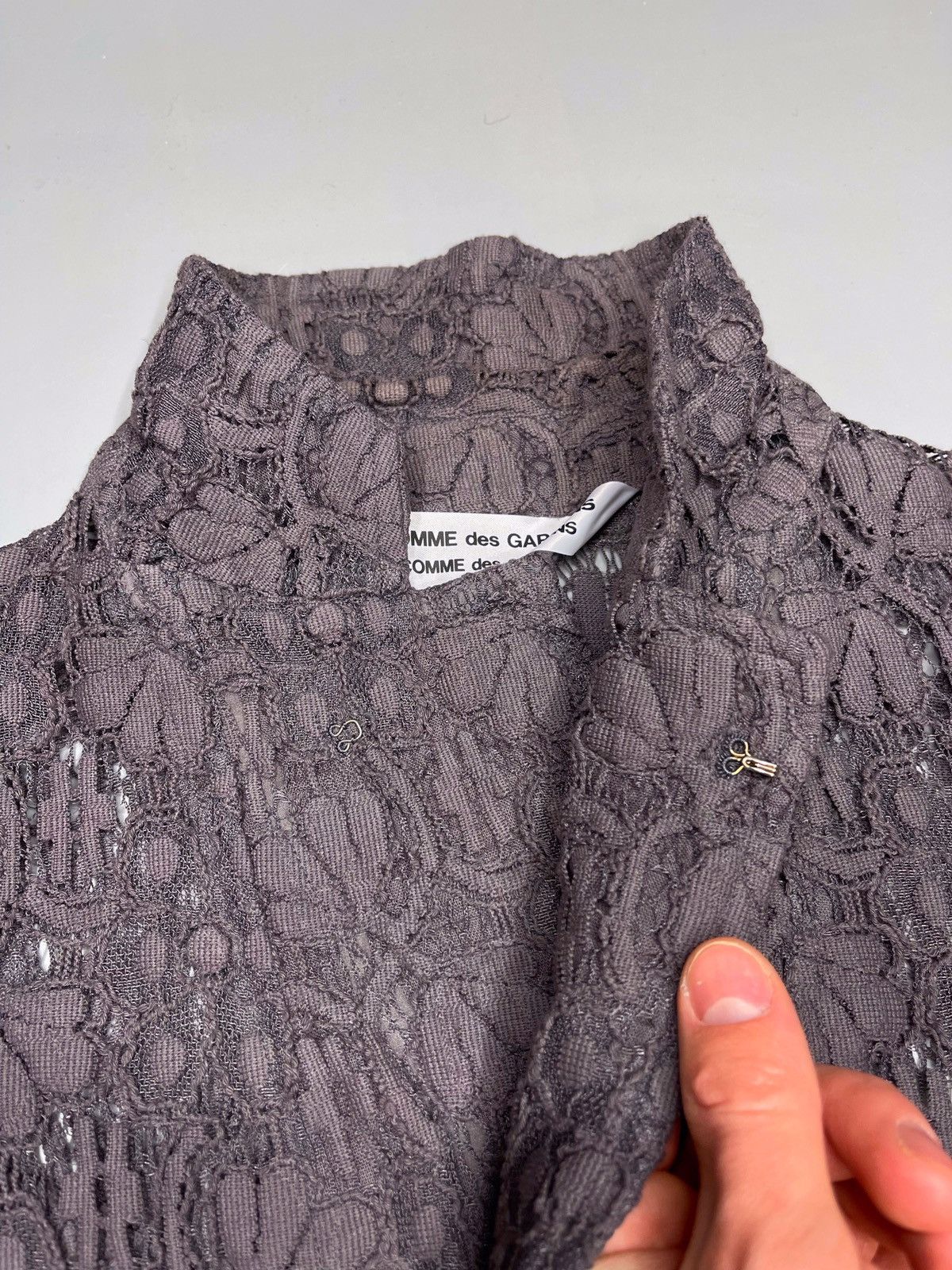Comme des Garcons RARE Comme Des Garcons Lace Coat Archive Size S / US 4 / IT 40 - 7 Thumbnail