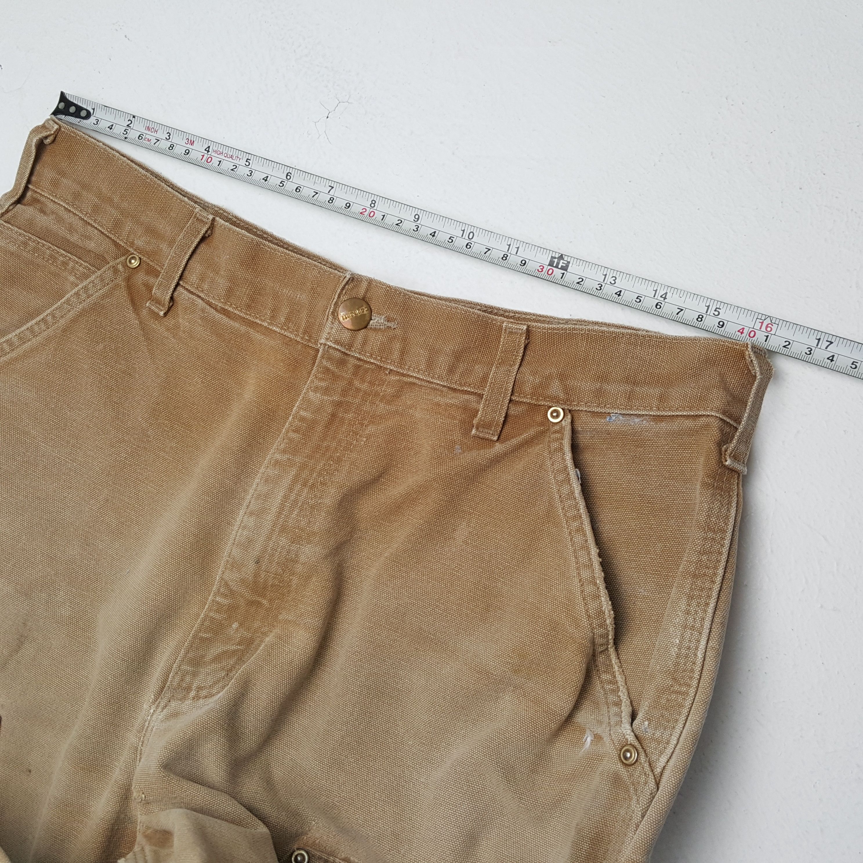 Carhartt × Vintage CARHARTT Workwear Style Carpenter Pants Distressed Size US 32 / EU 48 - 7 Thumbnail