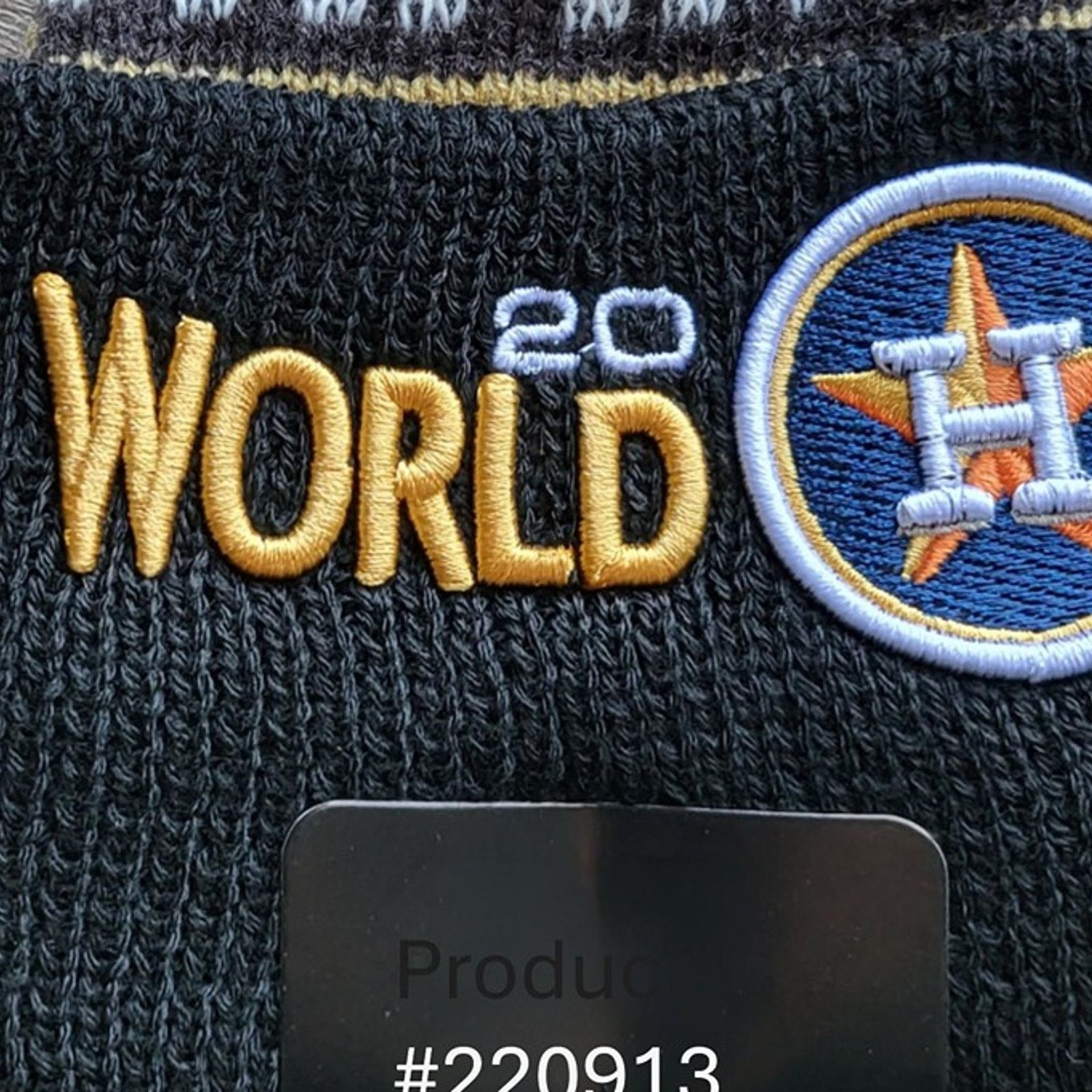 Other NWT Houston Astros Sports Knit World Series 2022 Pom Beanie Size ONE SIZE - 3 Thumbnail