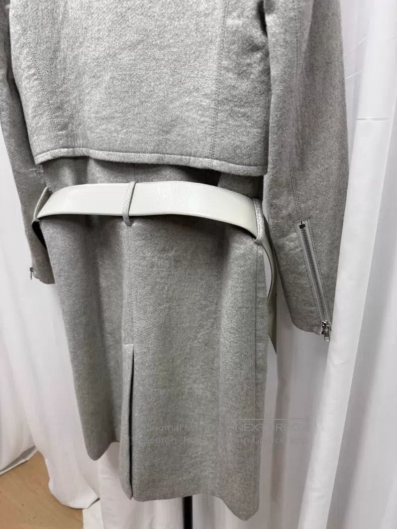 Helmut Lang HELMUT LANG Double Layer Collar Wool Coat Size US M / EU 48-50 / 2 - 5 Thumbnail