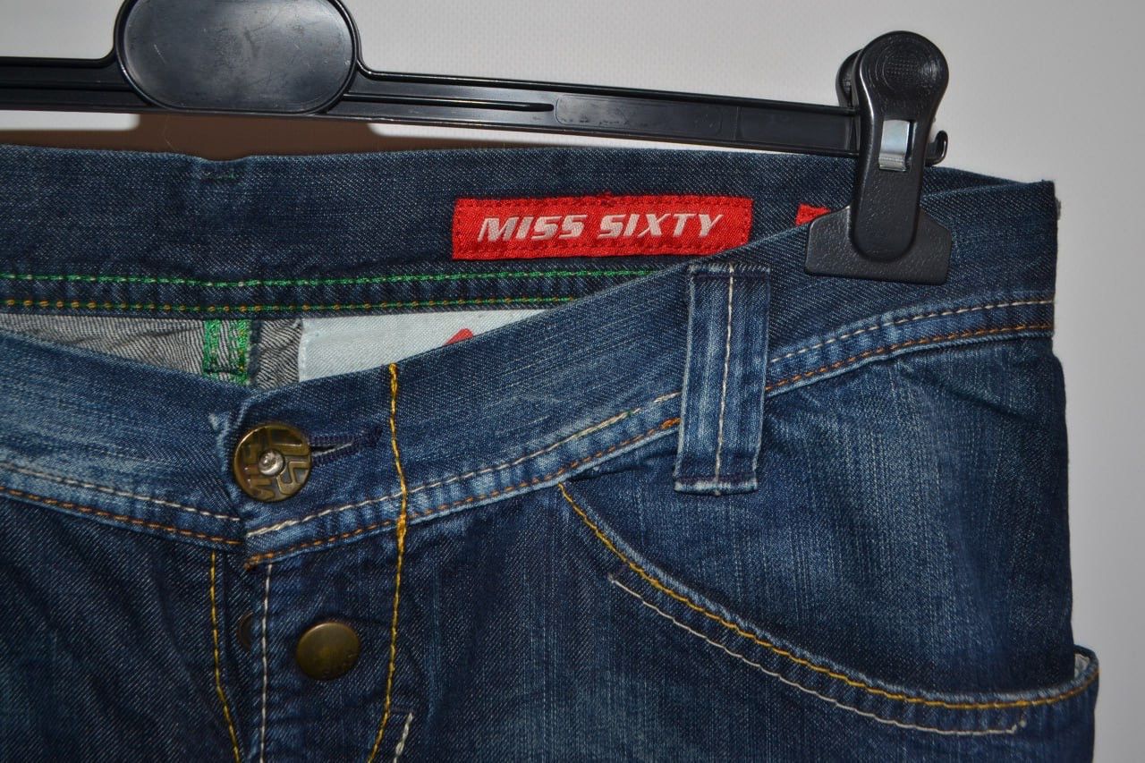 Miss Sixty Miss Sixty Jakko Flare Super Wide Amazing Jeans Women Sz 32 Size 24" / US 00 / IT 34 - 4 Thumbnail