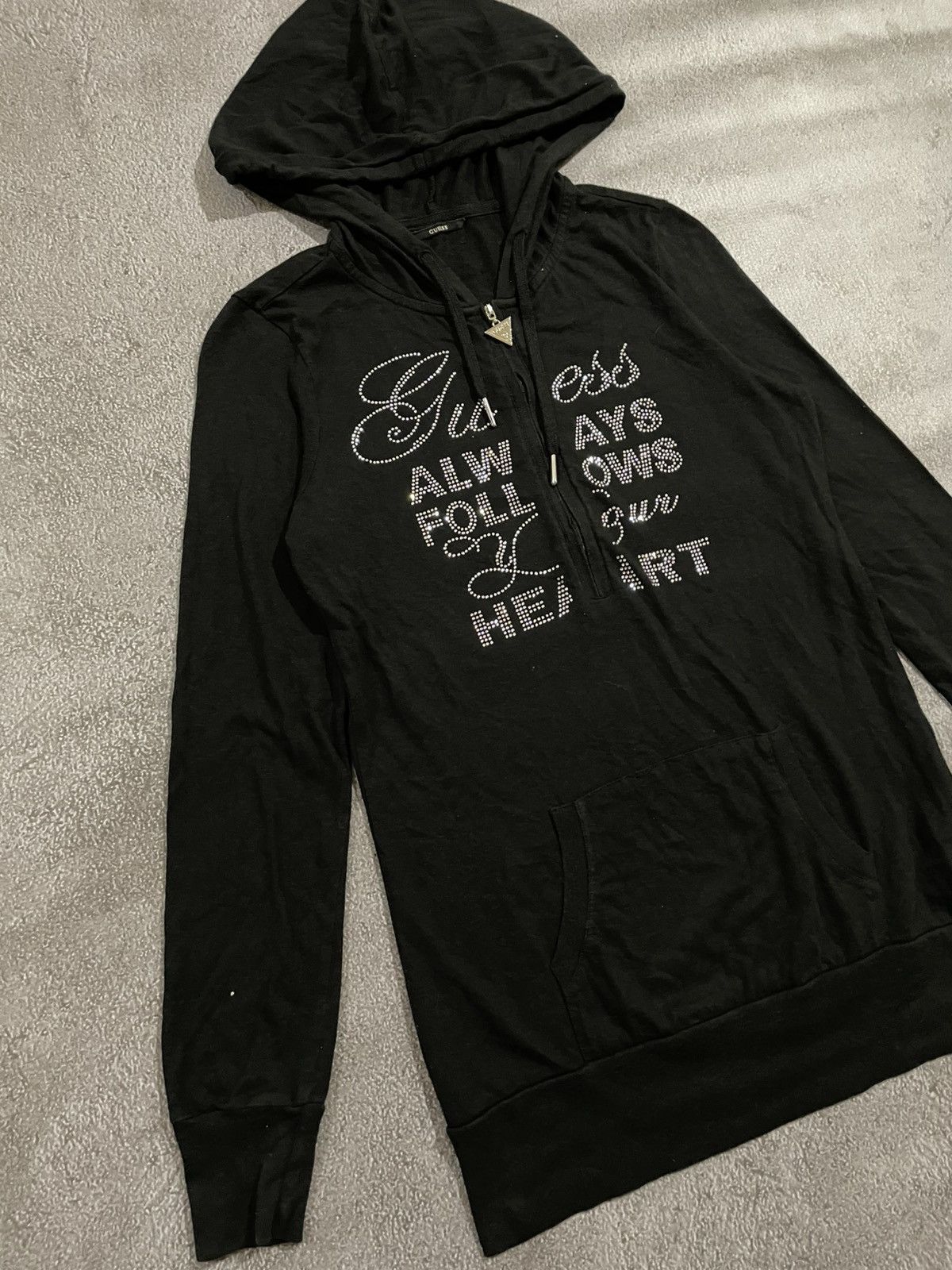 Beauty Beast × Hysteric Glamour × Japanese Brand Guess Always Follows Your Heart Zipp Hoodie Hysteric Style Size M / US 6-8 / IT 42-44 - 2 Thumbnail