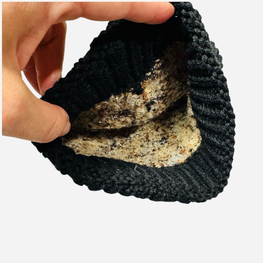 Anthropologie New Anthropologie Colorblock Chunky Knit Pom Pom Hat Size ONE SIZE - 6 Thumbnail