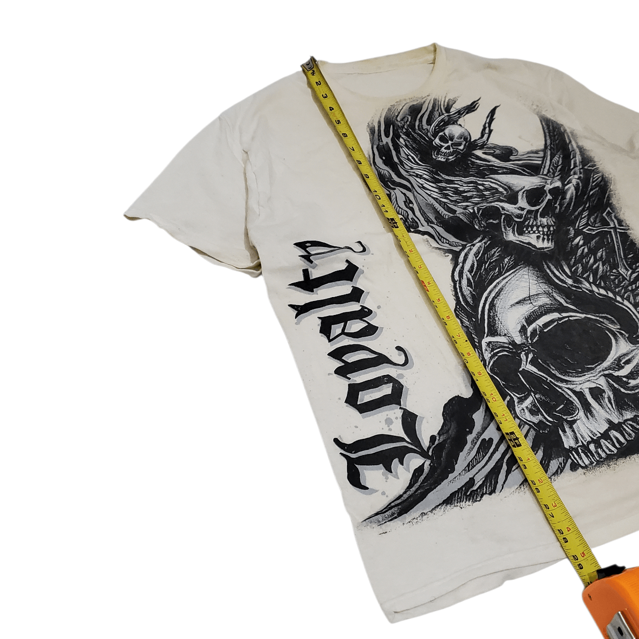 Vintage Y2K Loyalty Skull & Wings Collage T-Shirt Size US L / EU 52-54 / 3 - 5 Thumbnail