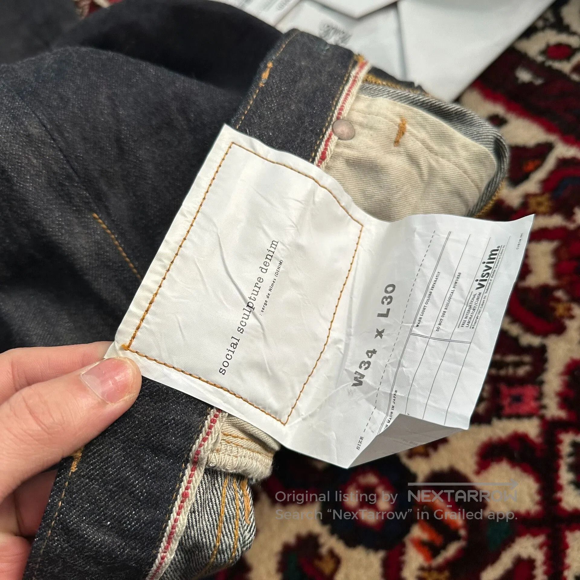 Visvim visvim 23AW Mud Dyed Denim Pants. Size US 34 / EU 50 - 6 Thumbnail