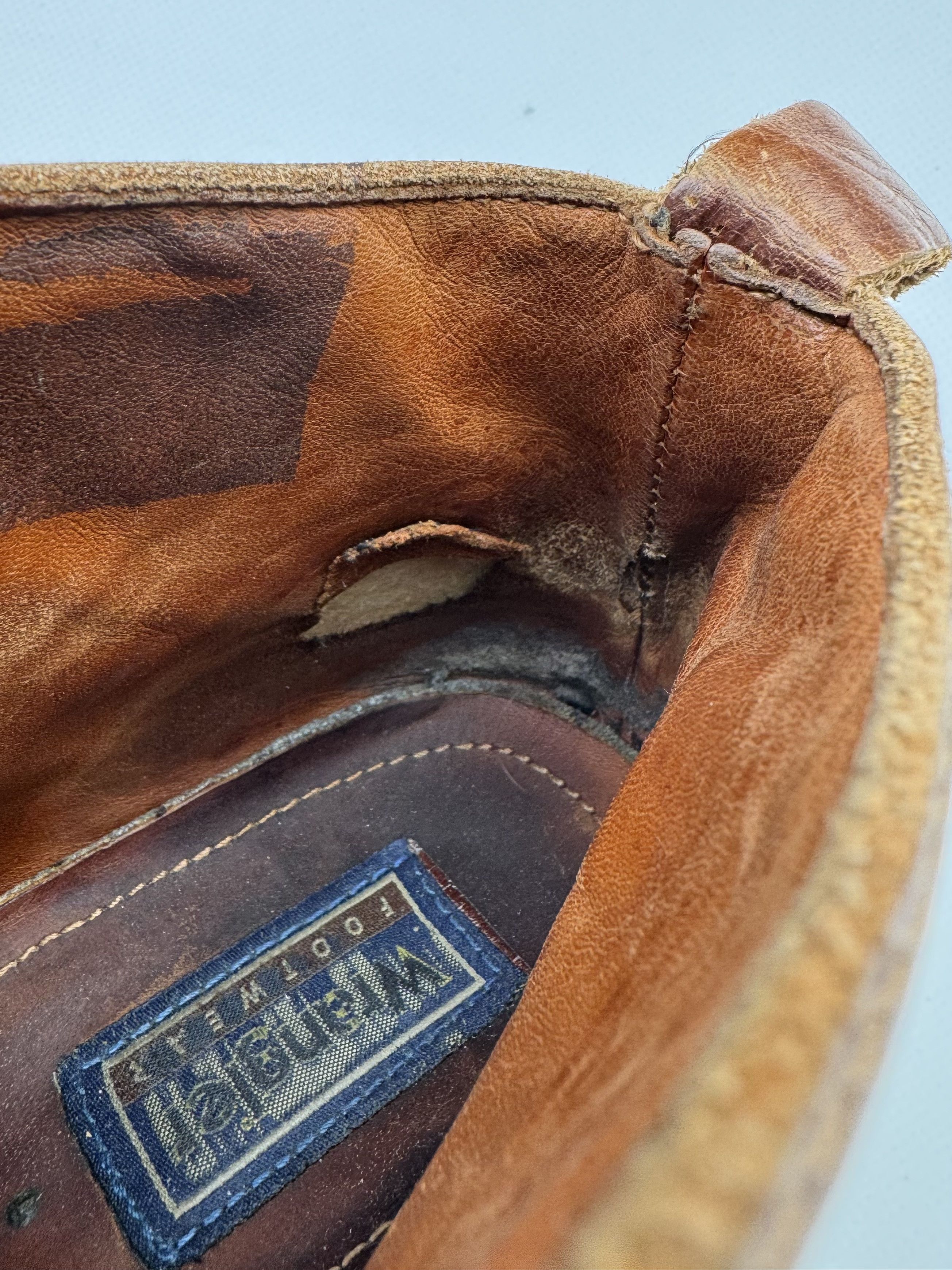 Vintage Wrangler Vintage Oversized Leather Work Boots B463(V306)E2 Size US 11 / EU 44 - 17 Thumbnail