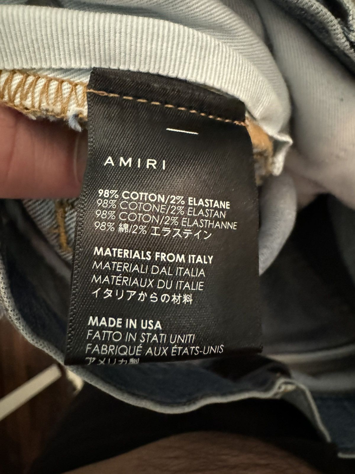 Amiri amiri japanese repair rosebowl jeans patchwork Size US 32 / EU 48 - 9 Thumbnail
