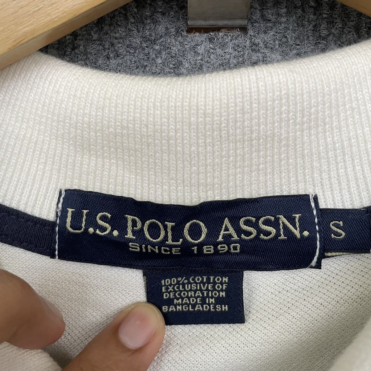 U.S. Polo Assn. Vintage USPA Polo T Shirt Size US L / EU 52-54 / 3 - 5 Thumbnail