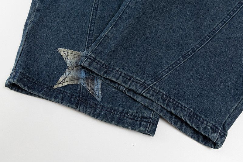 Jean American Retro Hip-Hop Loose-Fit Curved-Leg Jeans Size US 32 / EU 48 - 5 Thumbnail