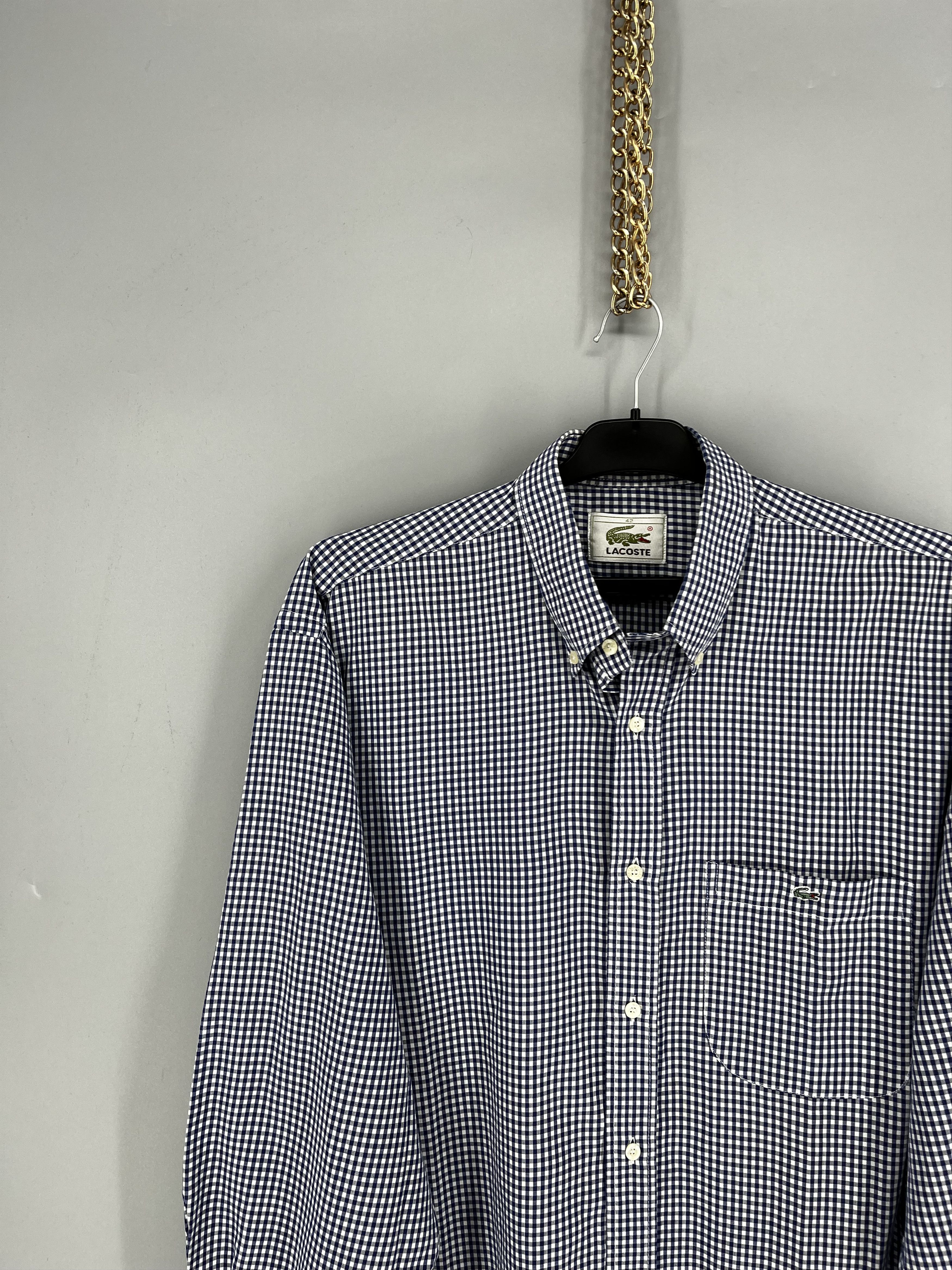 Lacoste Lacoste vintage luxury streetwear shirt Size US L / EU 52-54 / 3 - 4 Thumbnail