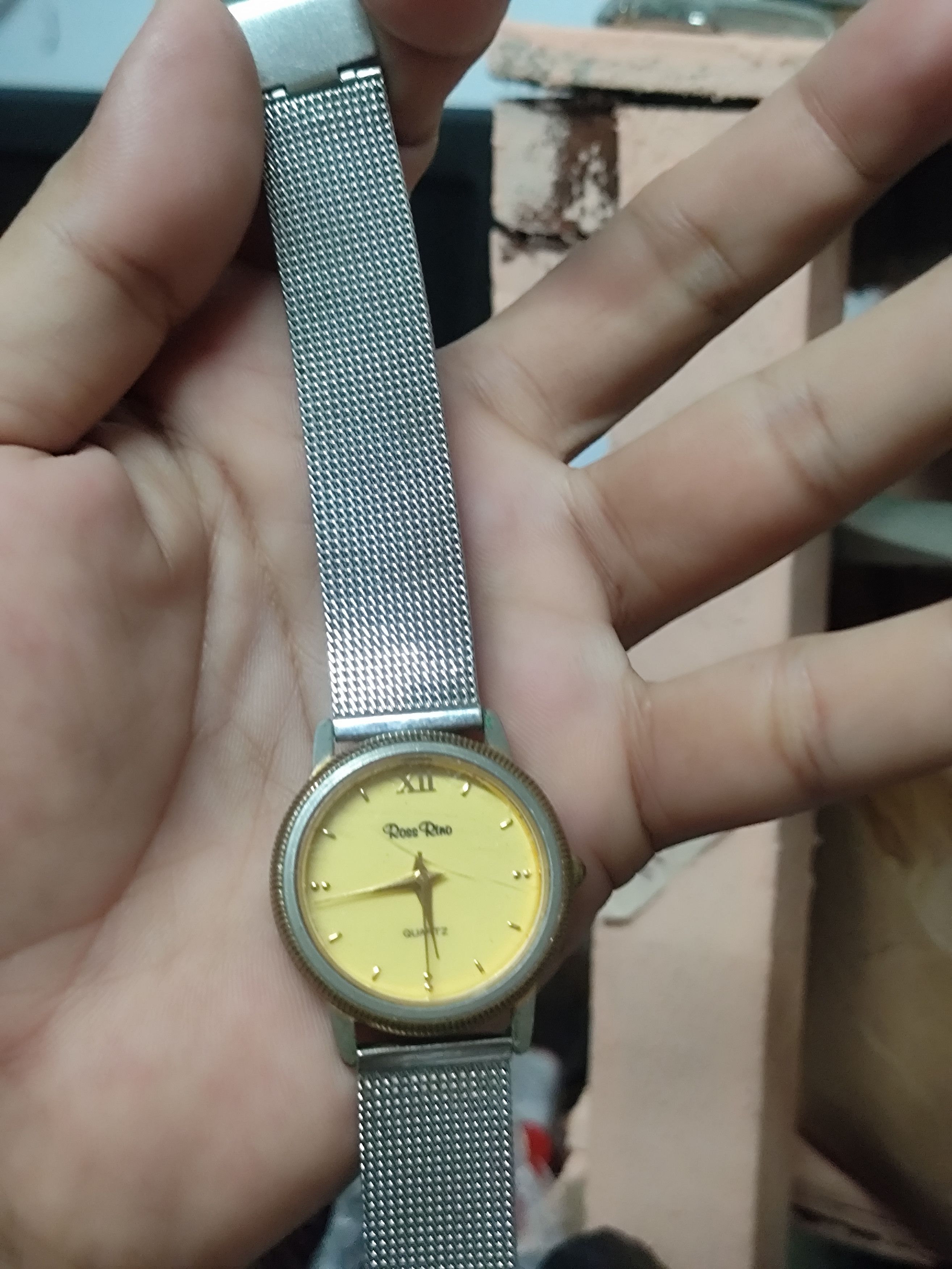 Japanese Brand × Vintage Vintage ROSS RINO 18K GOLD ELECTRO PLATE (JAPAN WATCH) Size ONE SIZE - 5 Thumbnail