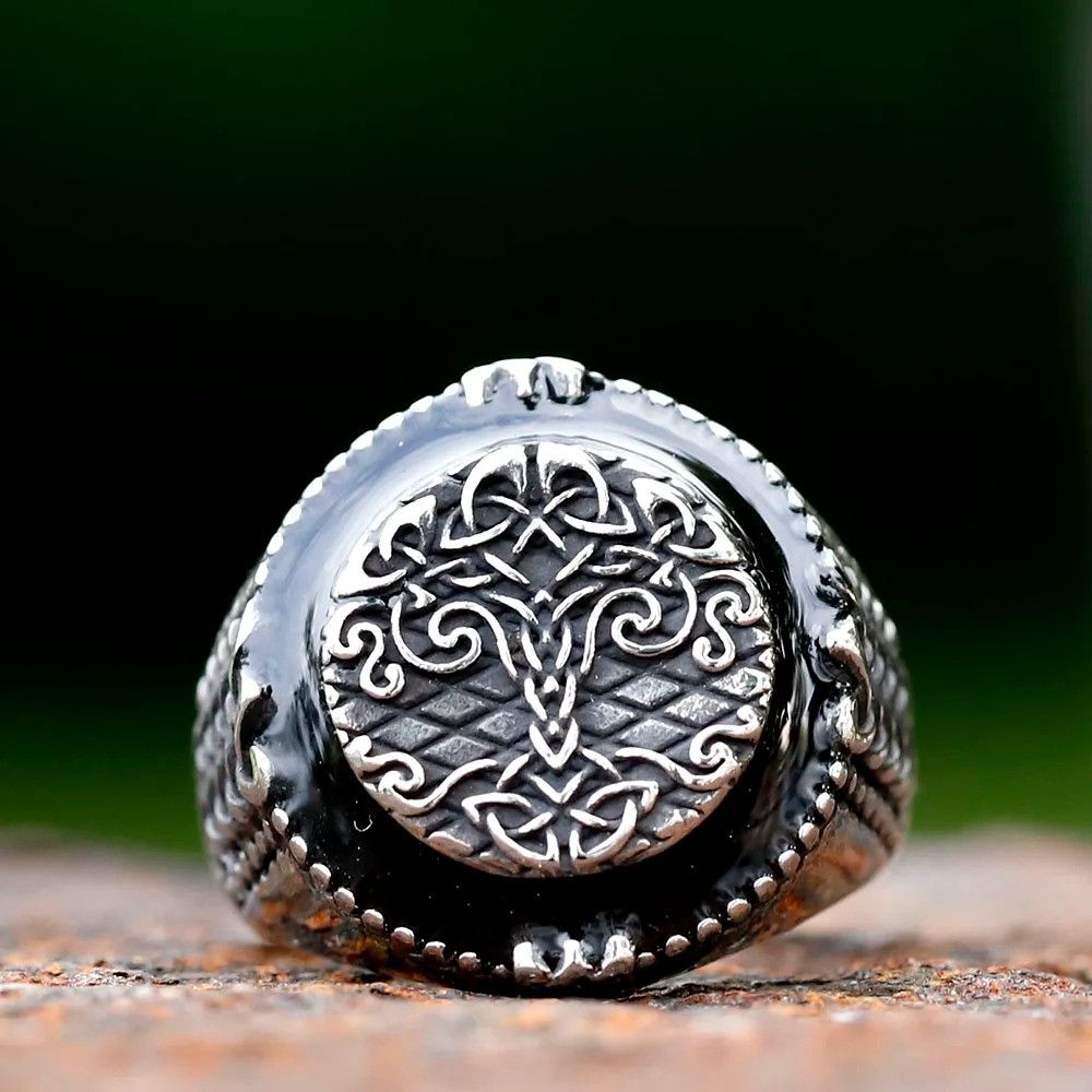 Jewelry Tree Of Life Ring Streetwear Jewelry Fashion Gift Size ONE SIZE - 2 Thumbnail