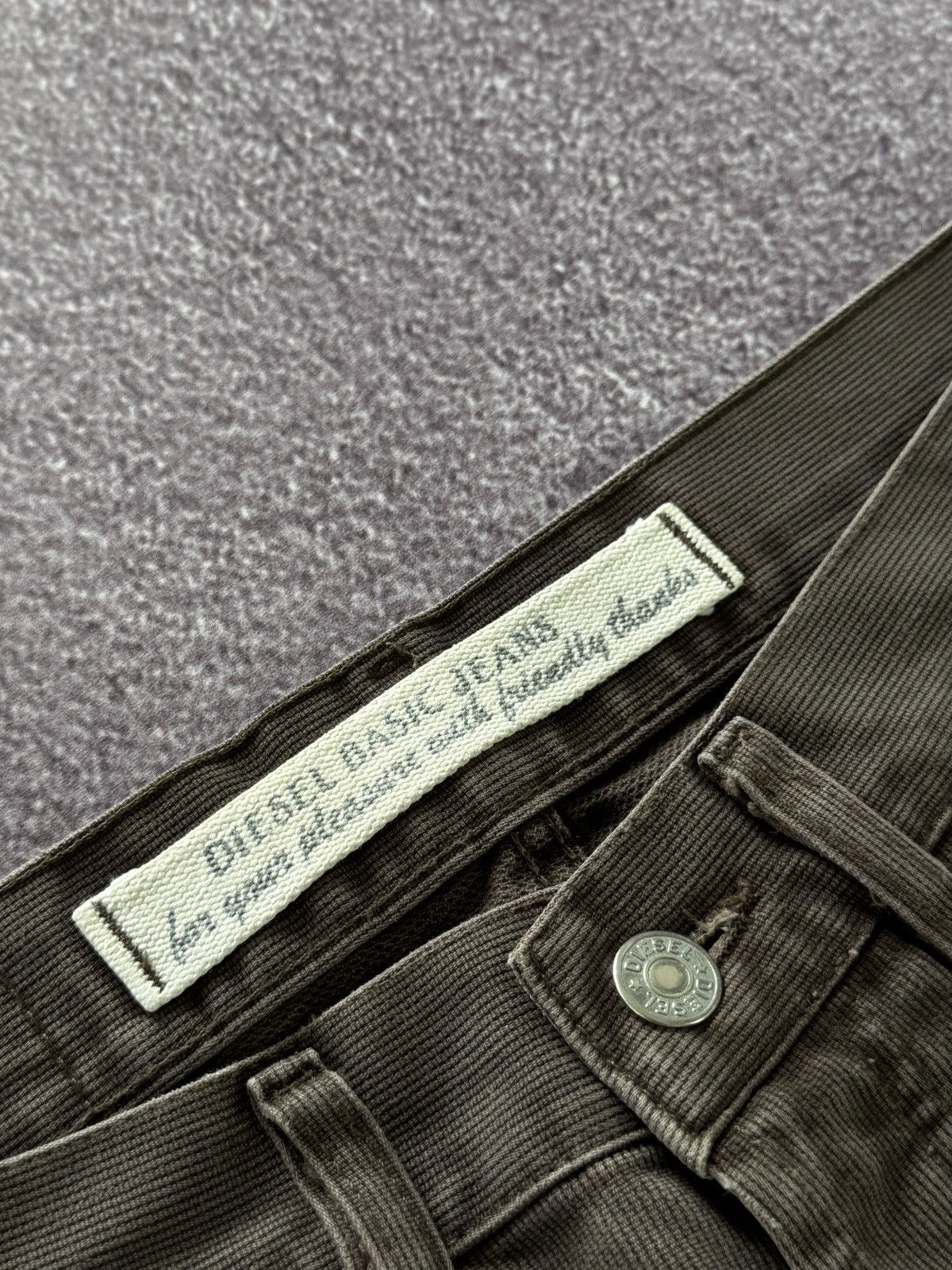 Diesel Diesel Retro Vibe Vintage Brown Stone Washed Pants Size US 33 - 9 Thumbnail