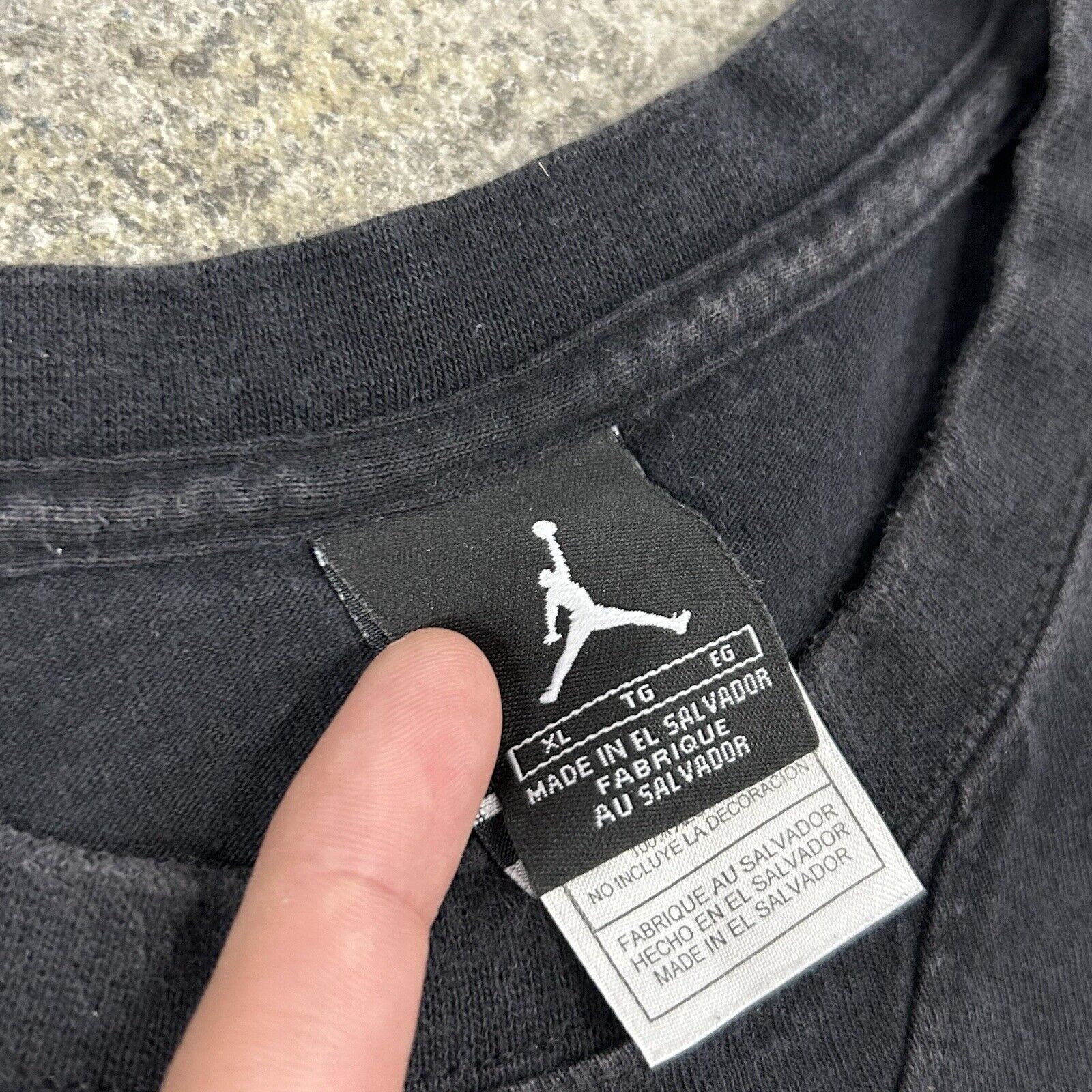 Jordan Brand Vintage y2k Jordan Jump Shot NBA Black T Shirt X-Large XL Size US XL / EU 56 / 4 - 6 Thumbnail