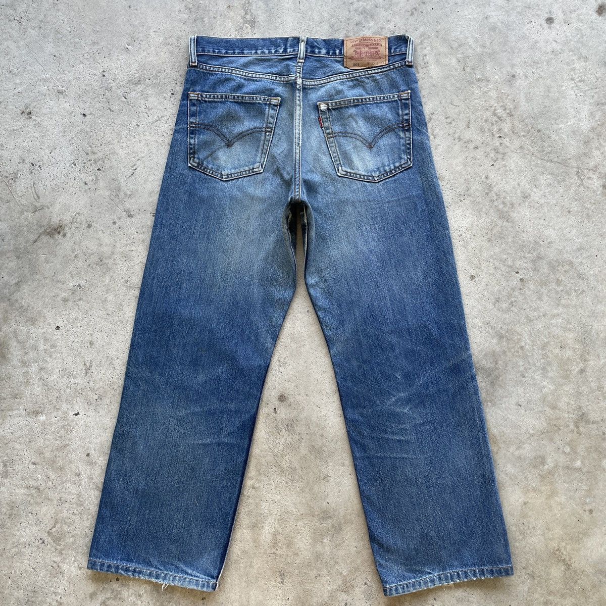 Jean × Levi's × Vintage Vintage Rusty Levi’s 508 Distressed Faded Jeans Denim Pants Size US 32 / EU 48 - 13 Thumbnail