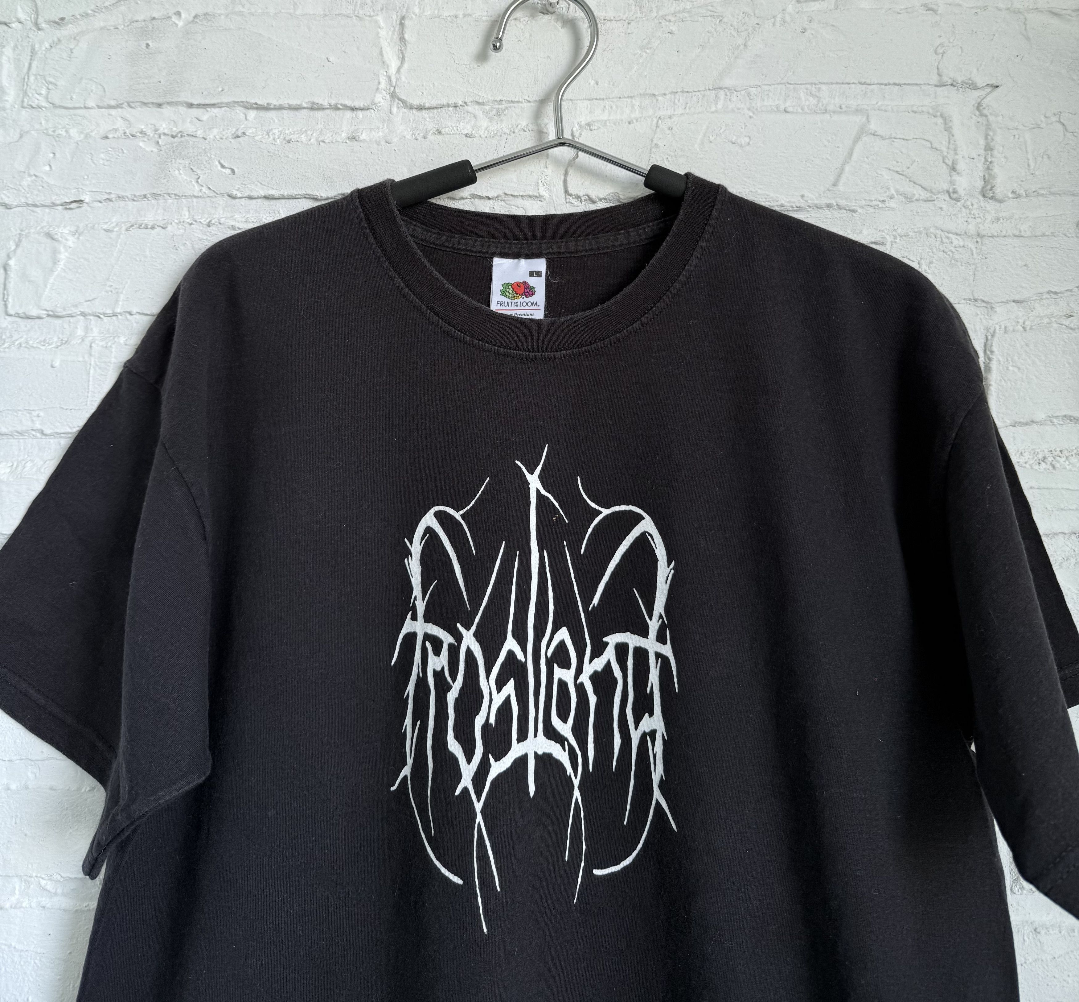 Band Tees × Vintage Vintage 2000s Frostland Black Metal t-shirt Size US L / EU 52-54 / 3 - 2 Thumbnail