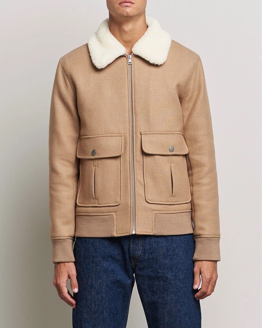 A.P.C. APC Ben Shearling Jacket Size US S / EU 44-46 / 1 - 2 Thumbnail