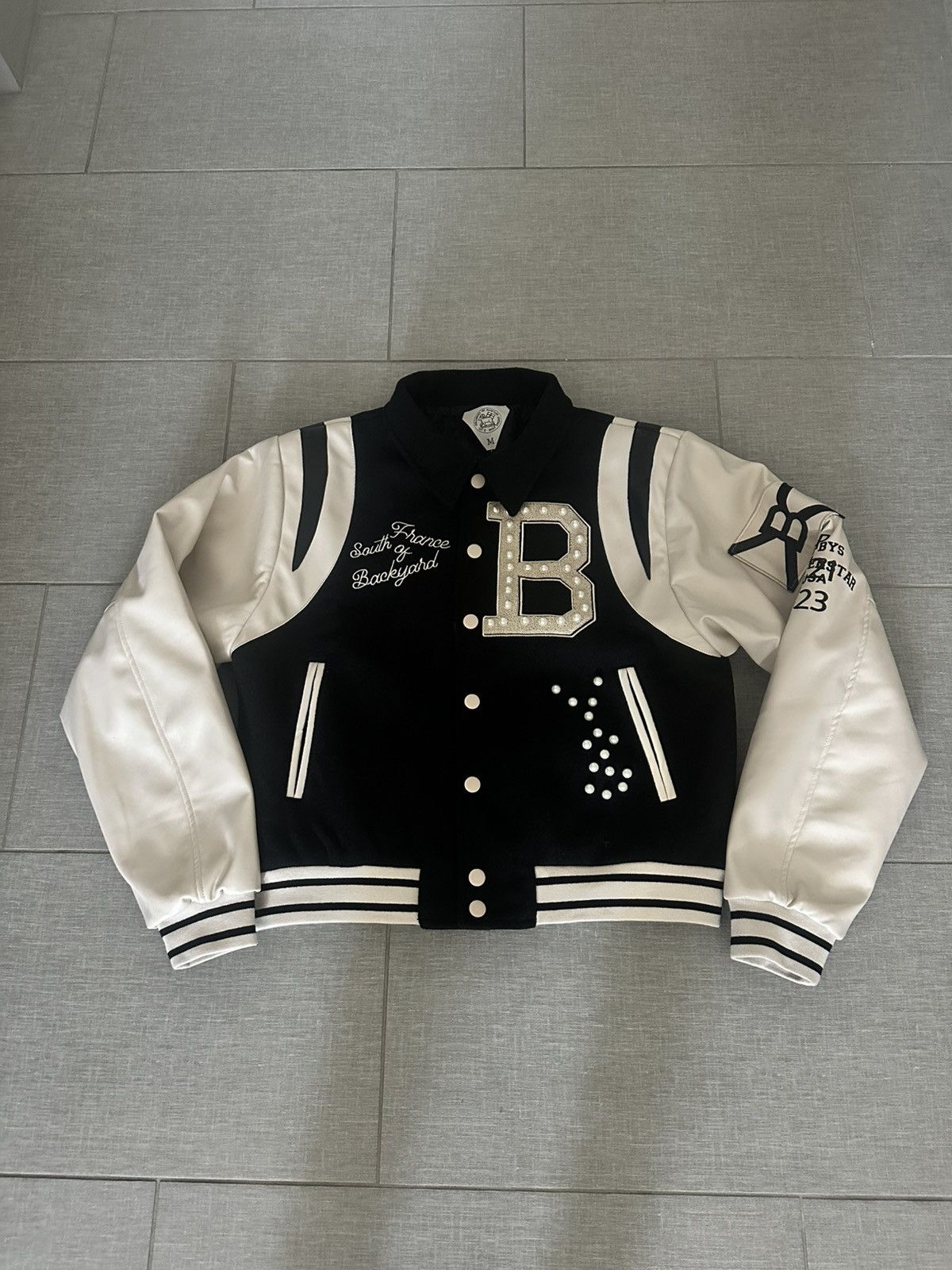 Other BACKYARD SS PEARL LEATHER VARSITY JACKET Size US M / EU 48-50 / 2 - 1 Thumbnail