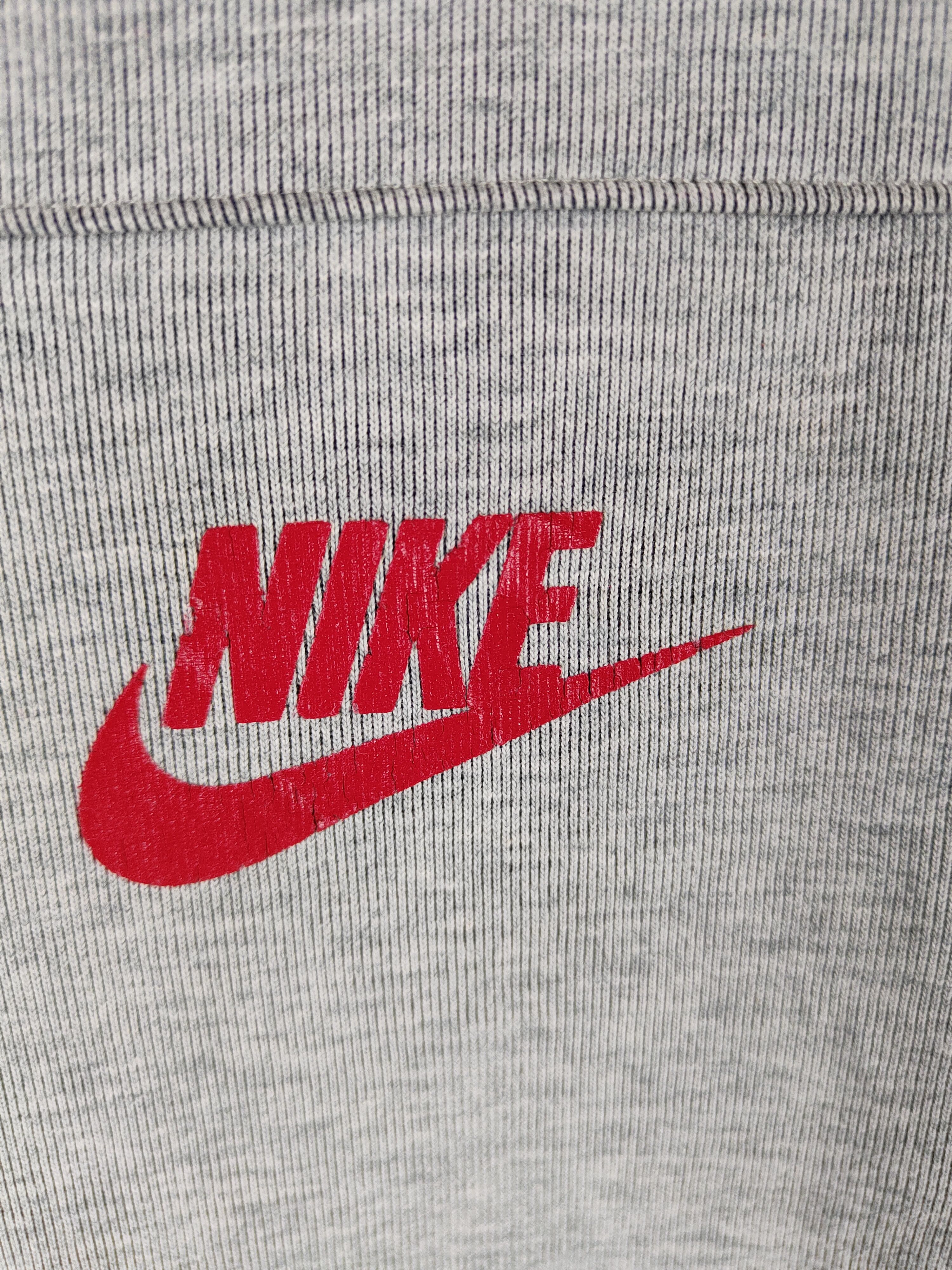 Nike × Vintage Nike Gray Black Sweatshirts #S2625 Size XXL / US 16-18 / IT 52-54 - 3 Thumbnail