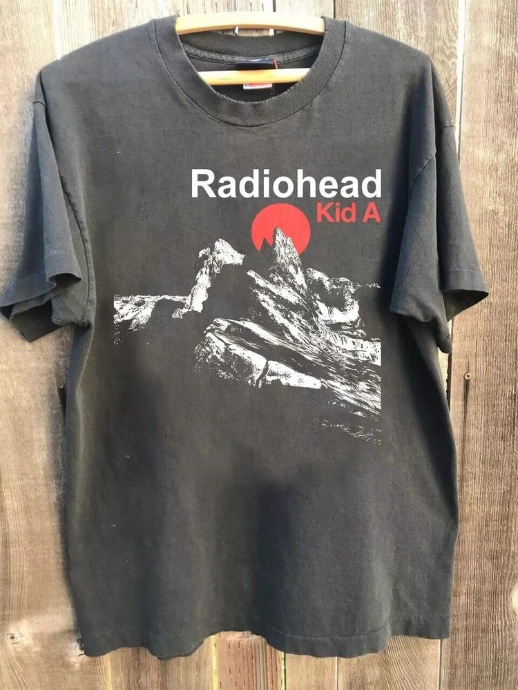 Other Radiohead Retro Style Charcoal Concert T-shirt Size US L / EU 52-54 / 3 - 1 Preview